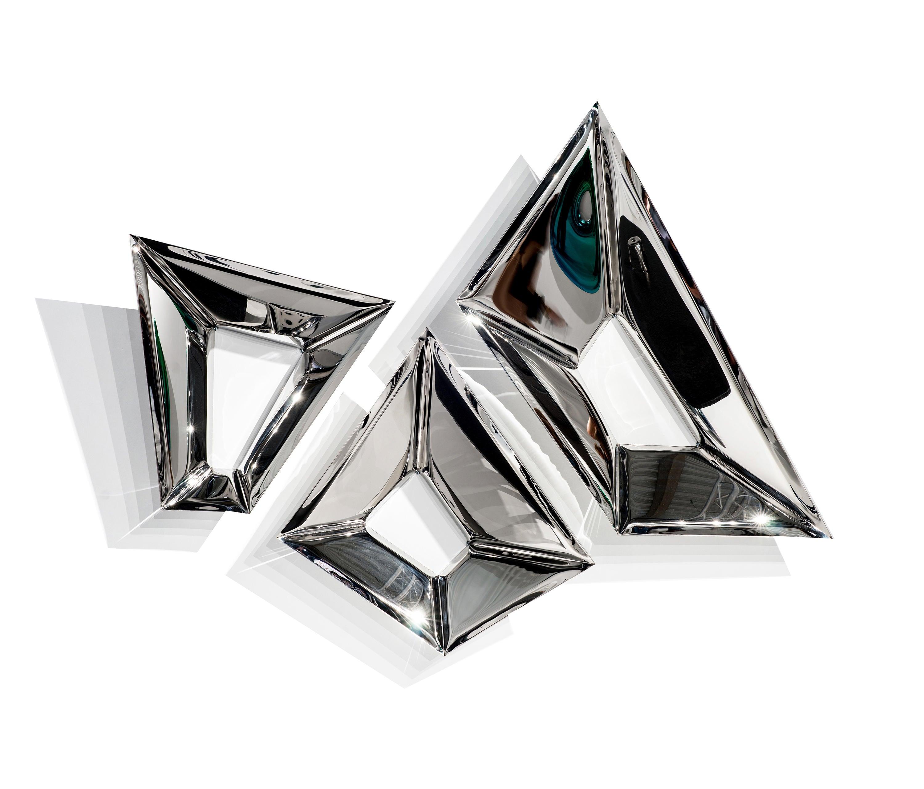 Zestaw luster CRYSTALS inox Zieta Studio 3 Eye on Design