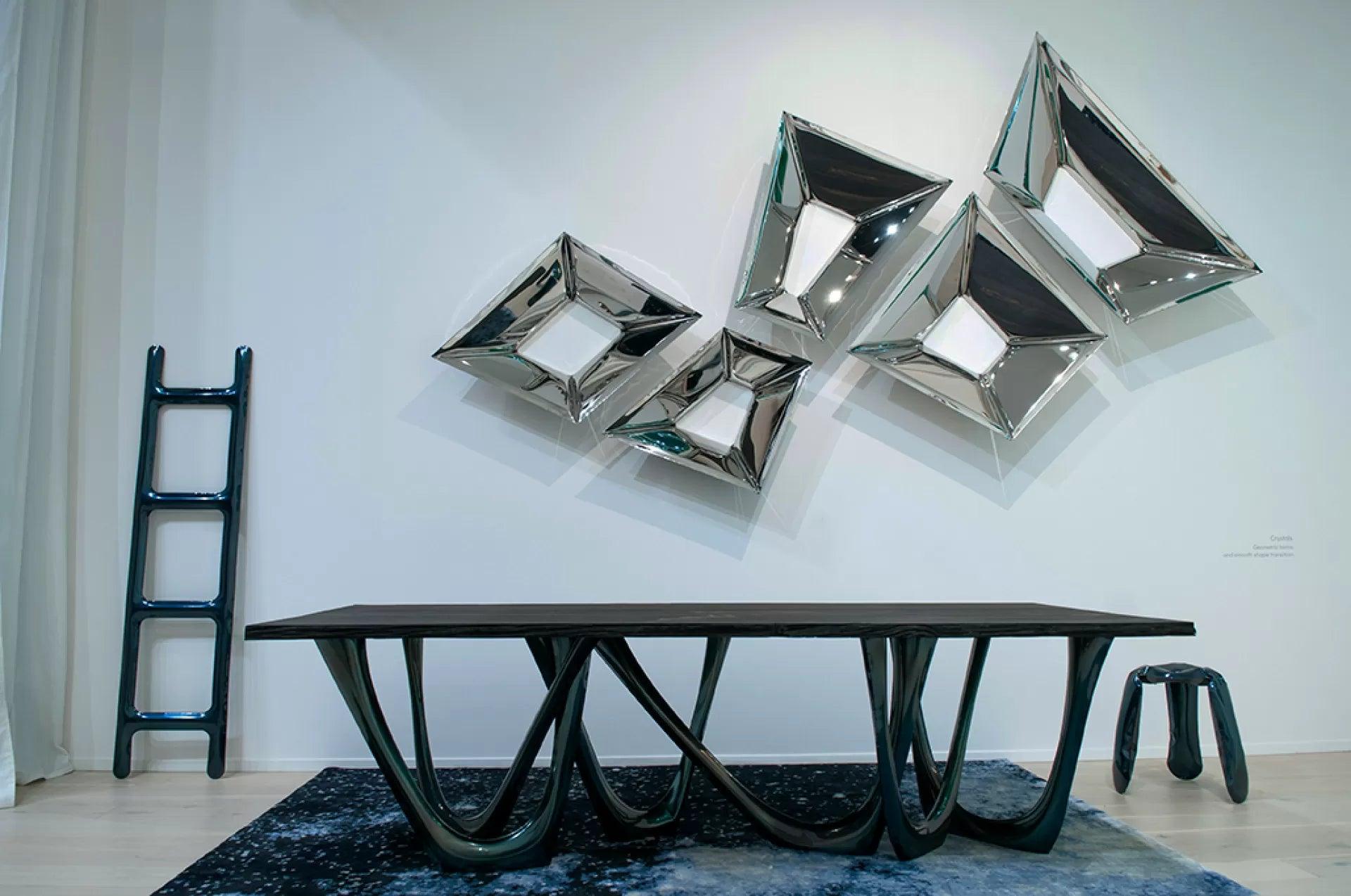 Zestaw luster CRYSTALS inox Zieta Studio Eye on Design
