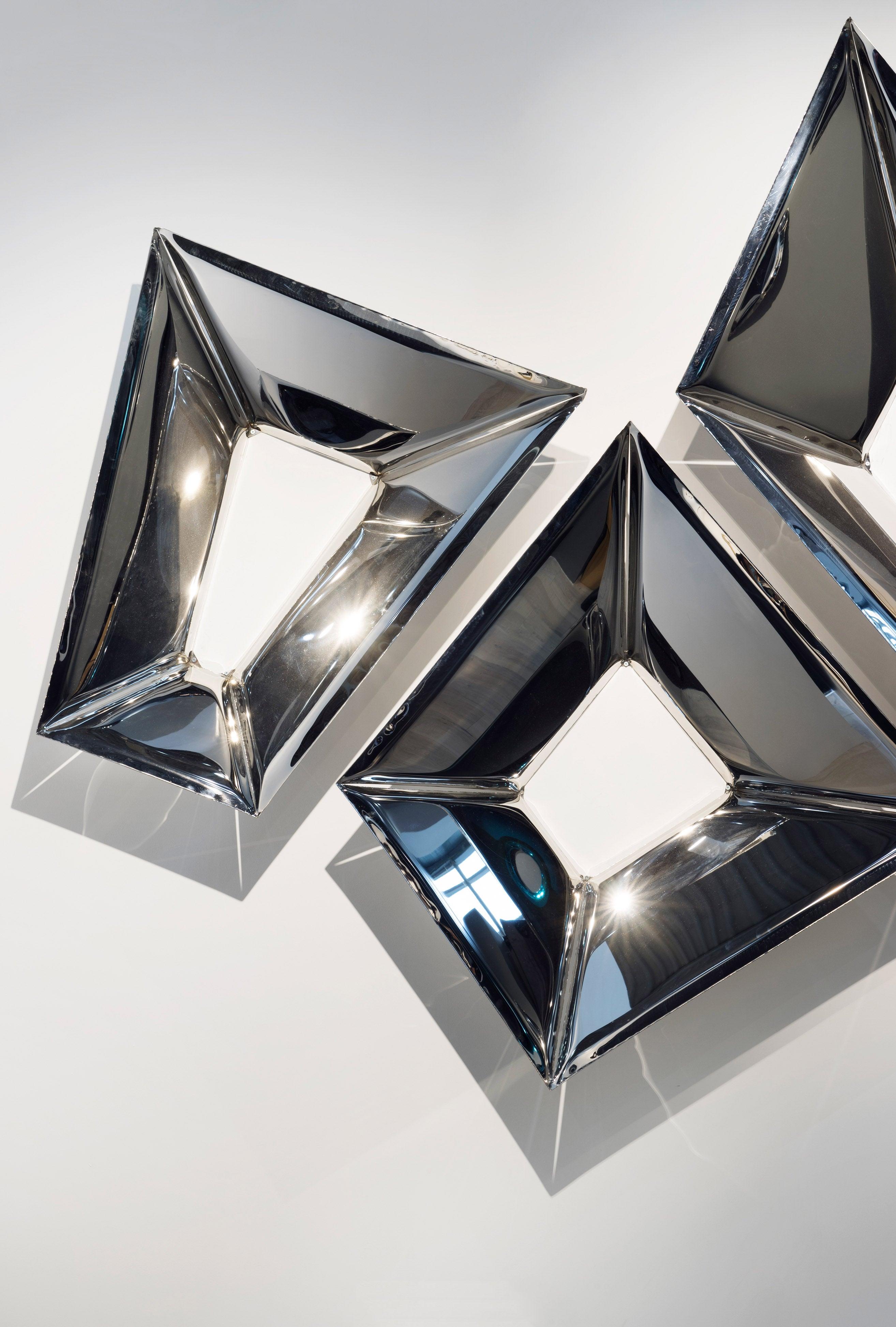 Zestaw luster CRYSTALS inox Zieta Studio Eye on Design