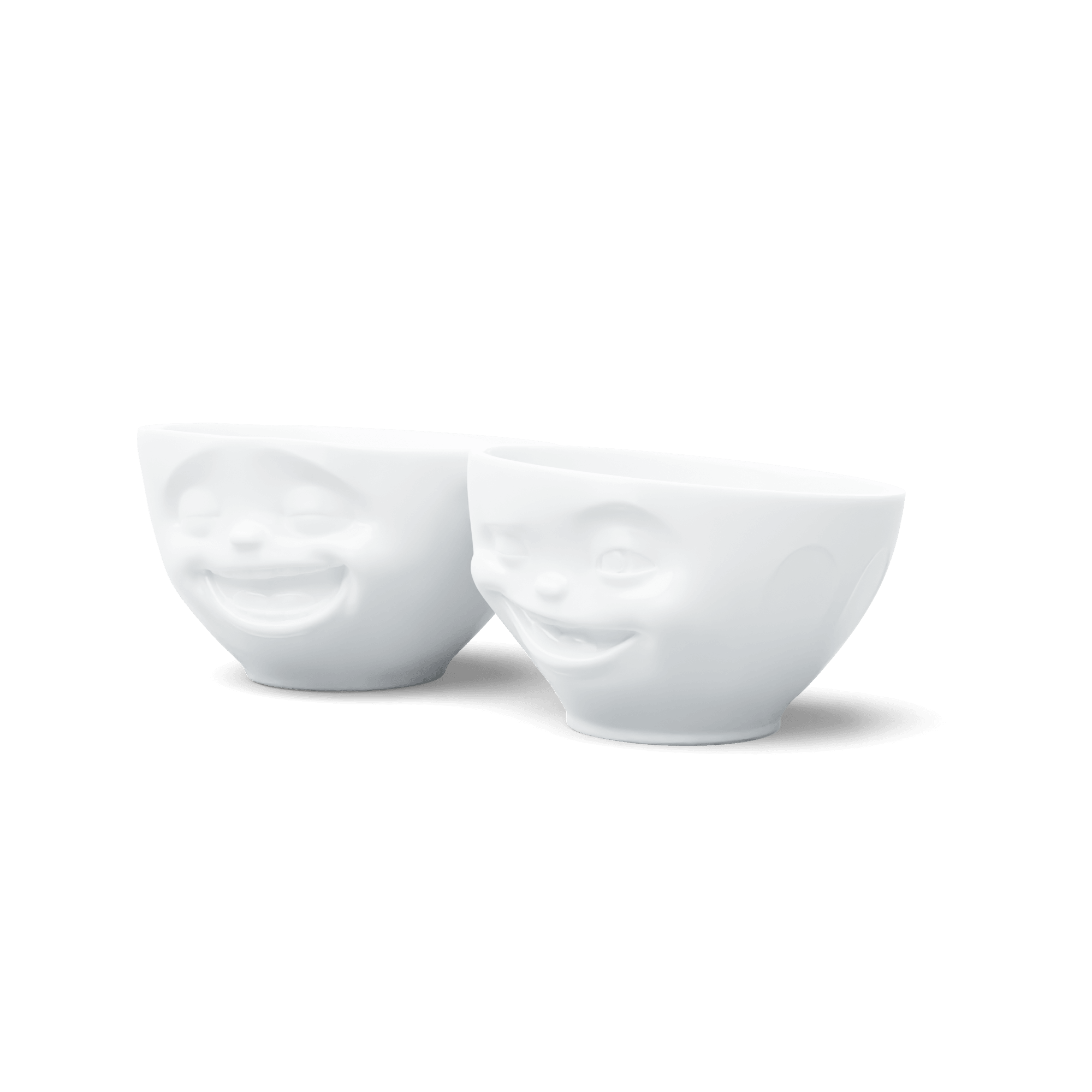 Zestaw miseczek LAUGHING & WINKING biały 58products Eye on Design
