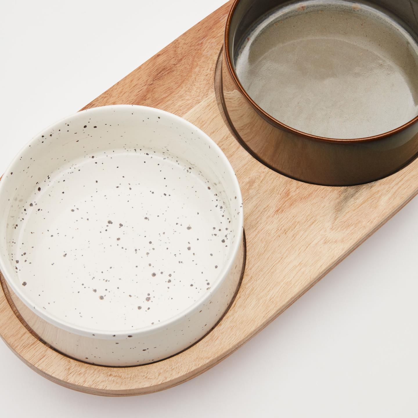 Zestaw misek zwierzęcych DUMBI ceramiczny La Forma Eye on Design