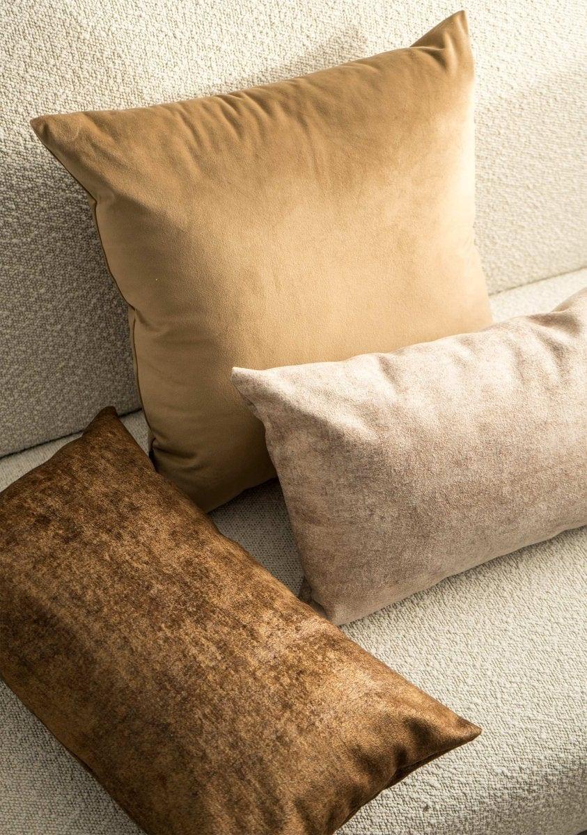 Zestaw poduszek VELVET + STONE beżowy Poduszkowcy Eye on Design