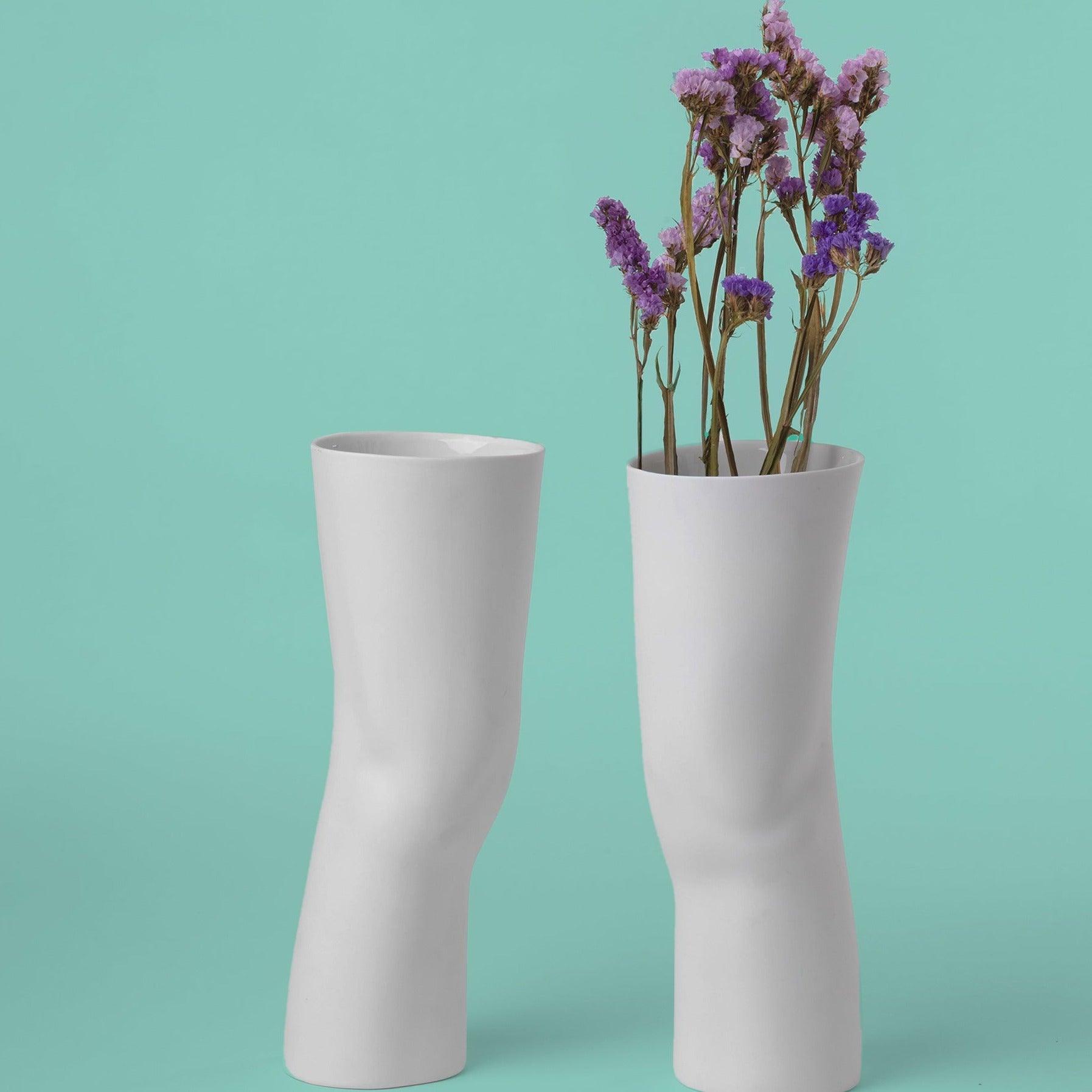 Zestaw porcelanowych wazonów ELLE biały Seletti Eye on Design
