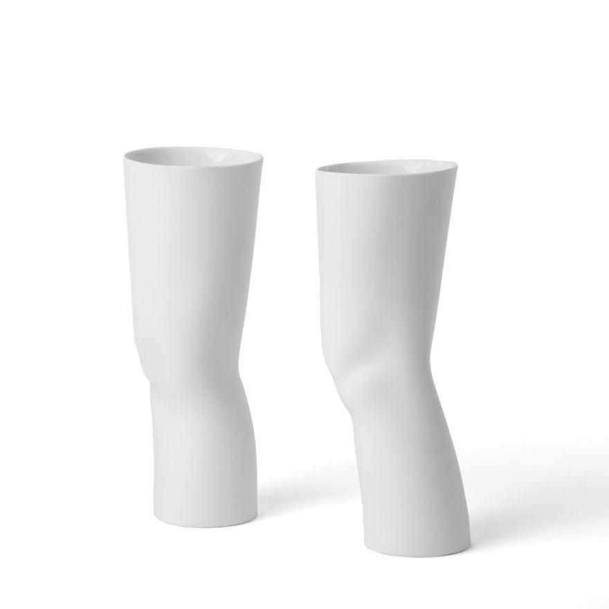 Zestaw porcelanowych wazonów ELLE biały Seletti Eye on Design