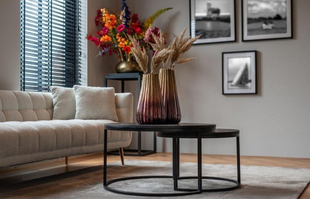 Zestaw stolików CATANA czarny Richmond Interiors Eye on Design