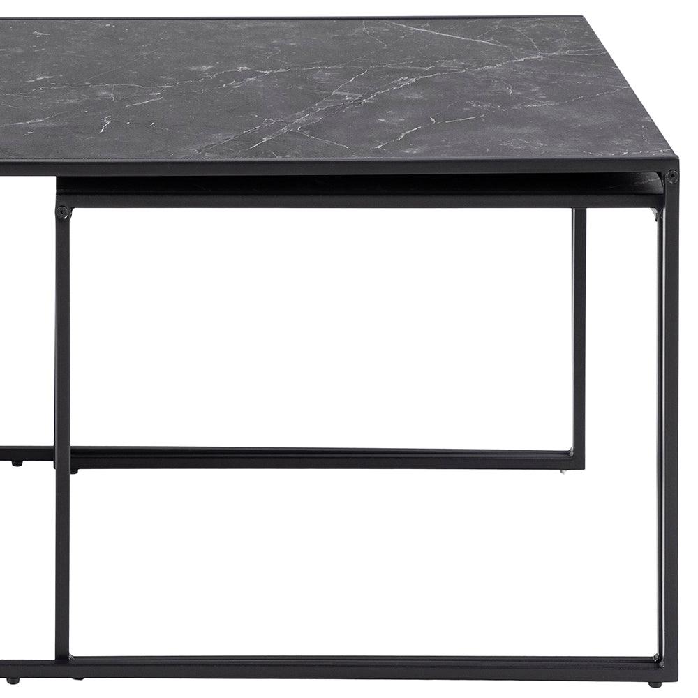 Zestaw stolików kawowych INFINITY czarny Home Essentials Eye on Design