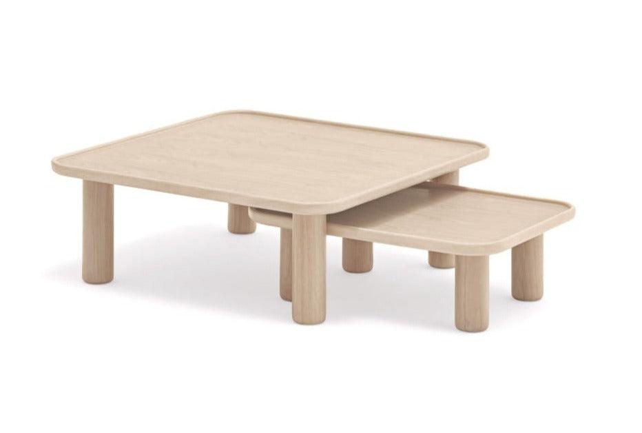 Zestaw stolików kawowych NEST drewniany Teulat Eye on Design