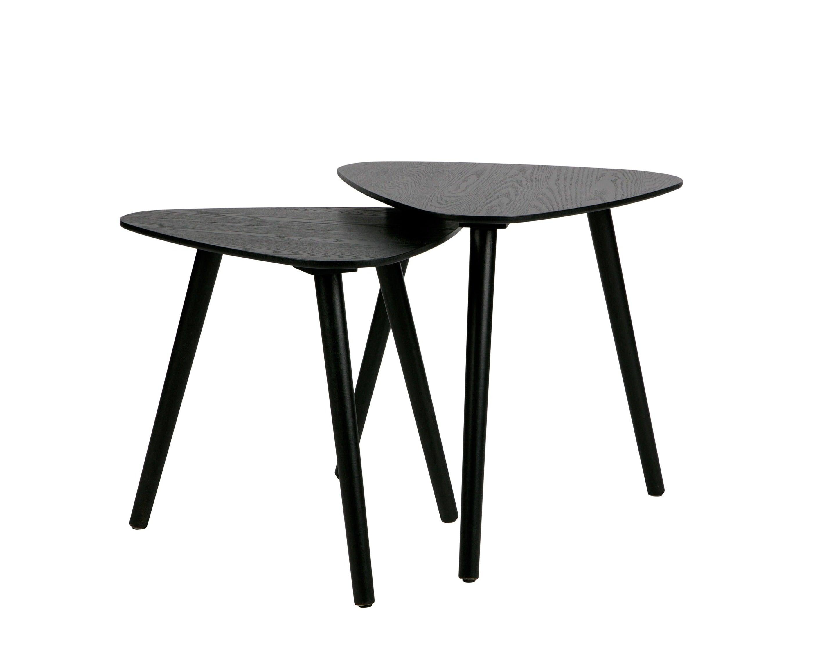 Zestaw stolików NILA czarny Woood Eye on Design