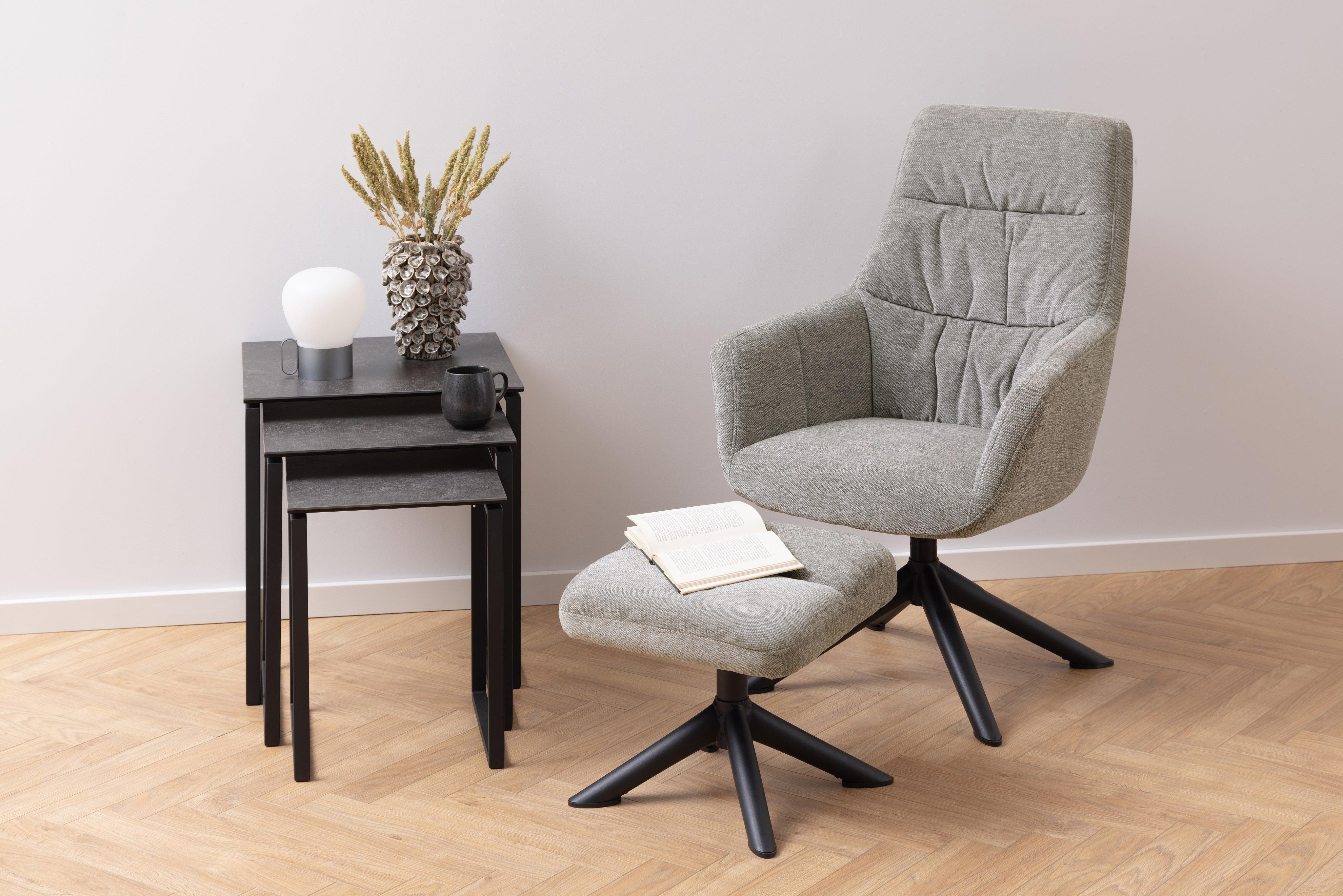 Zestaw stolików SOREN czarny Home Essentials Eye on Design