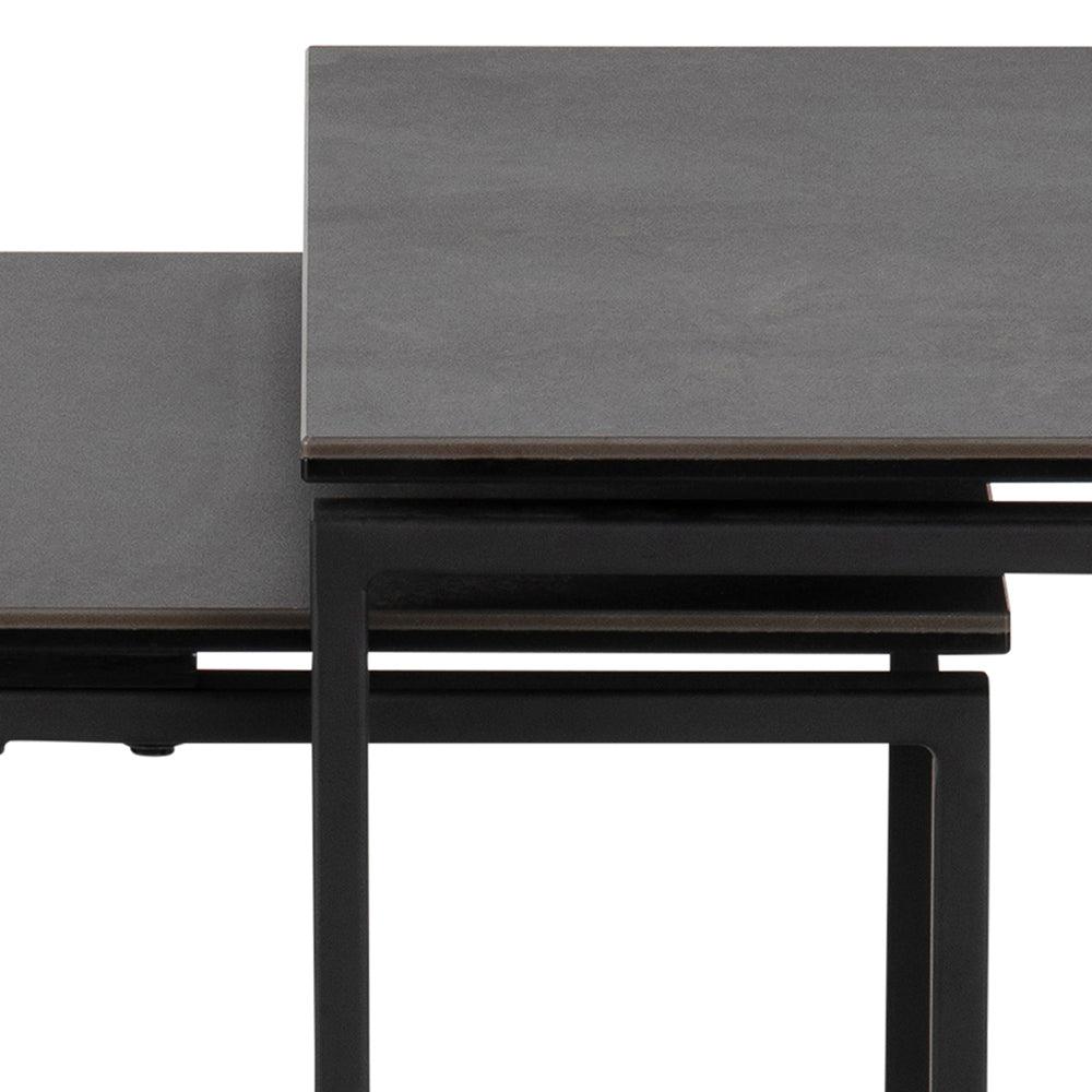 Zestaw stolików SOREN czarny Home Essentials Eye on Design