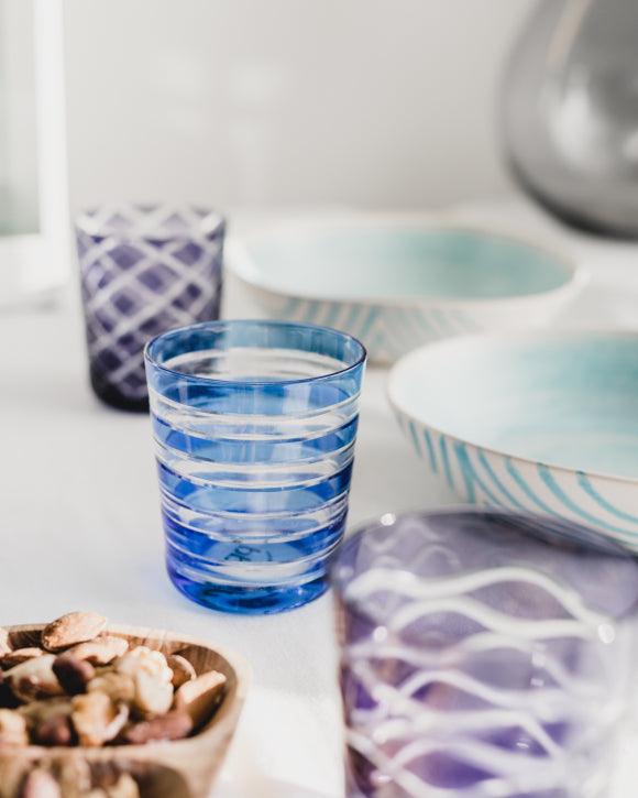 Zestaw szklanek COBALT MIX niebieski Pols Potten Eye on Design