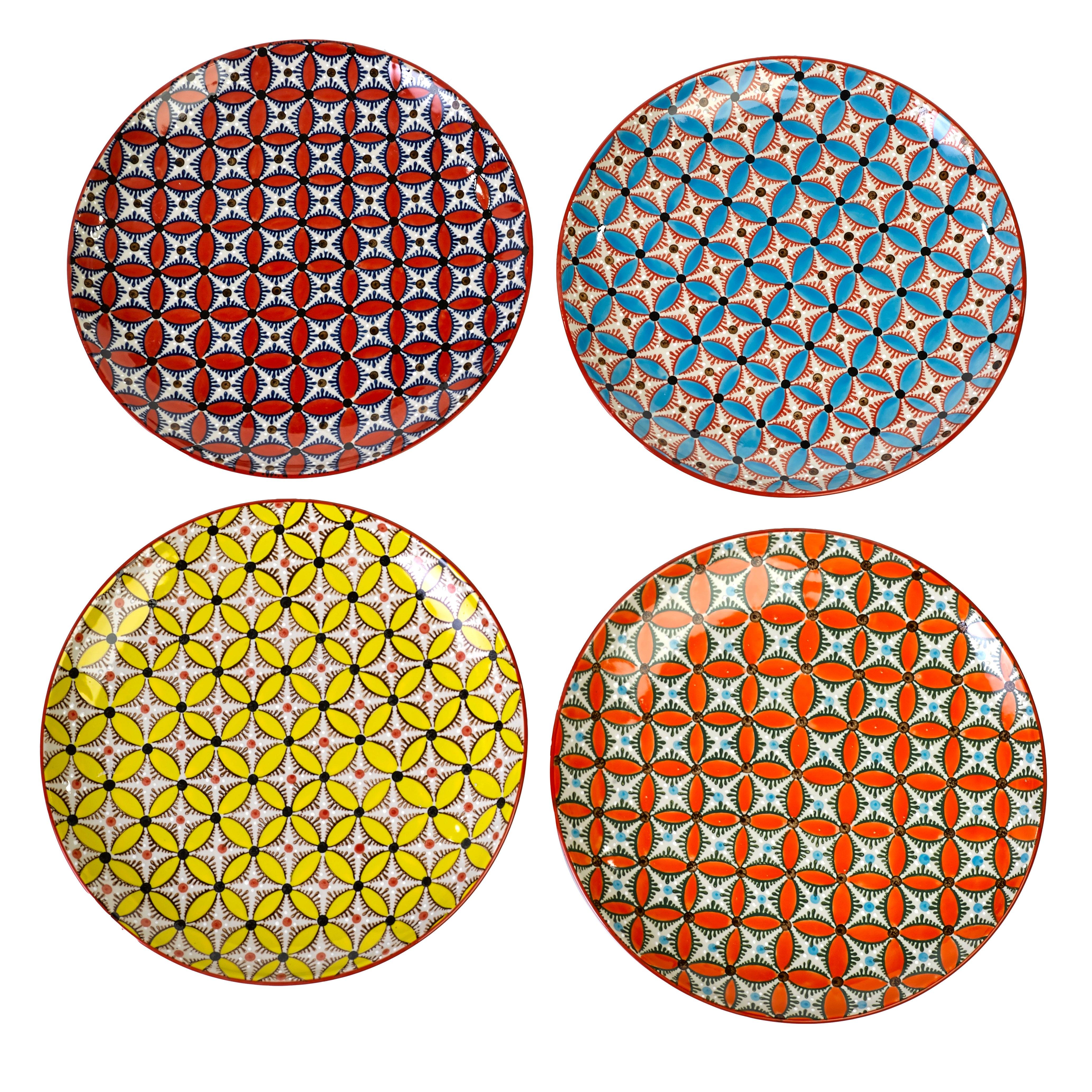 Zestaw talerzy obiadowych HIPPY ceramiczny Pols Potten Eye on Design