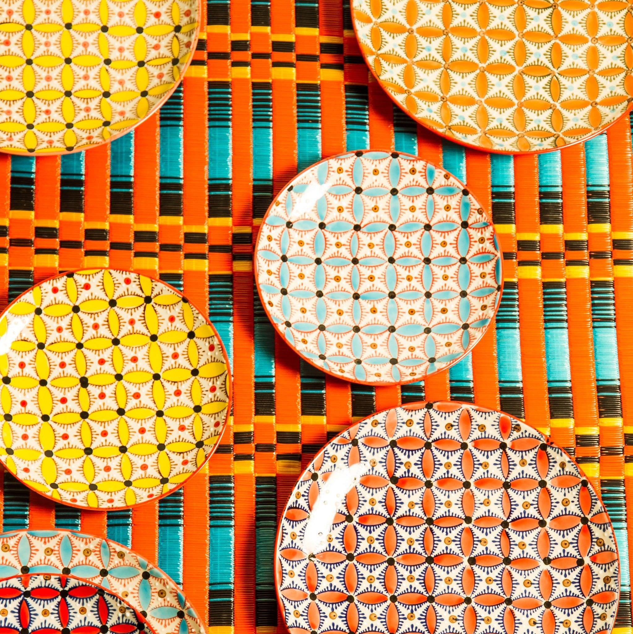 Zestaw talerzy obiadowych HIPPY ceramiczny Pols Potten Eye on Design