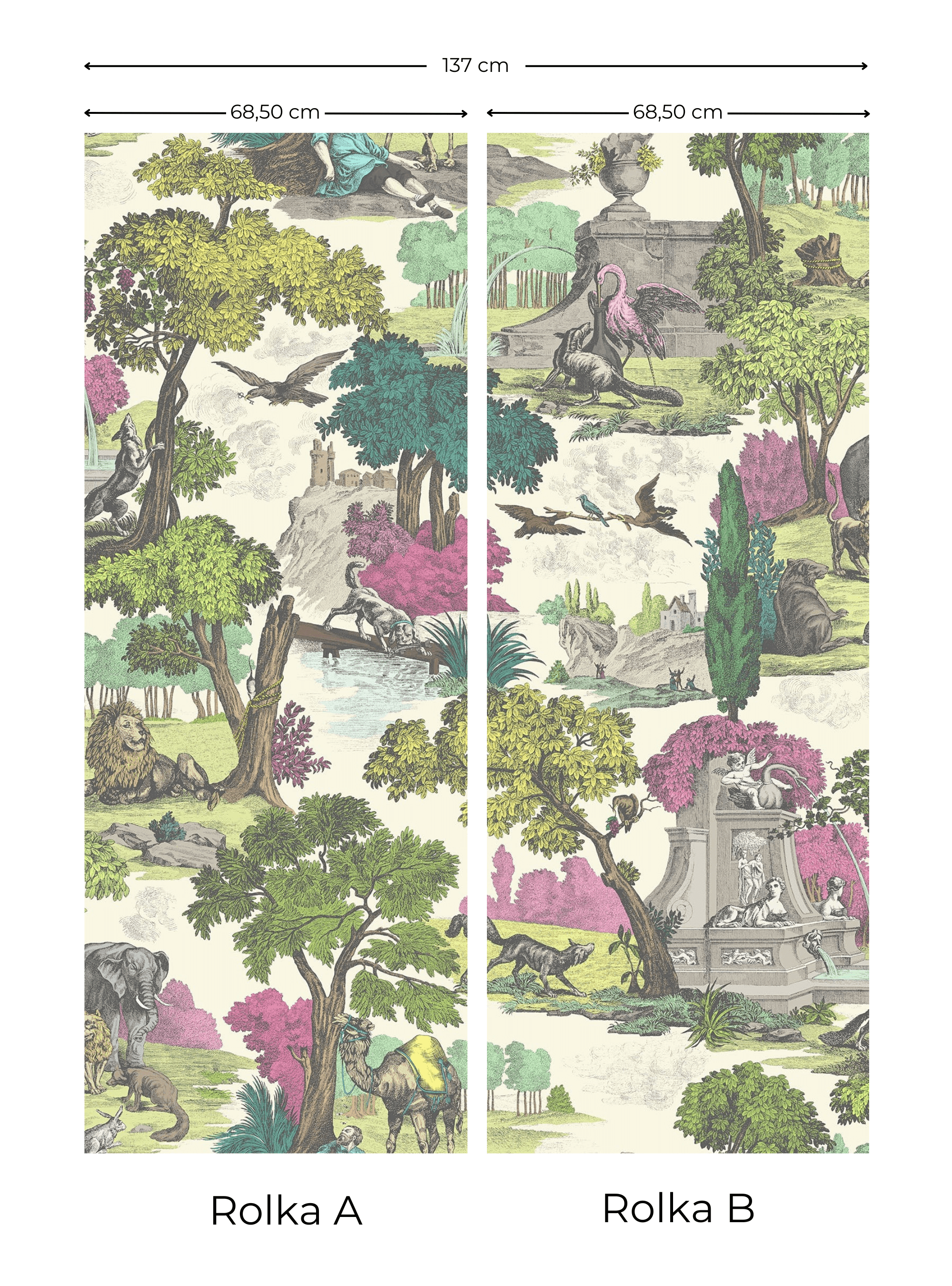 Zestaw tapet CONTEMPORARY COLLECTION - Versailles Grand zielony Cole & Son Eye on Design