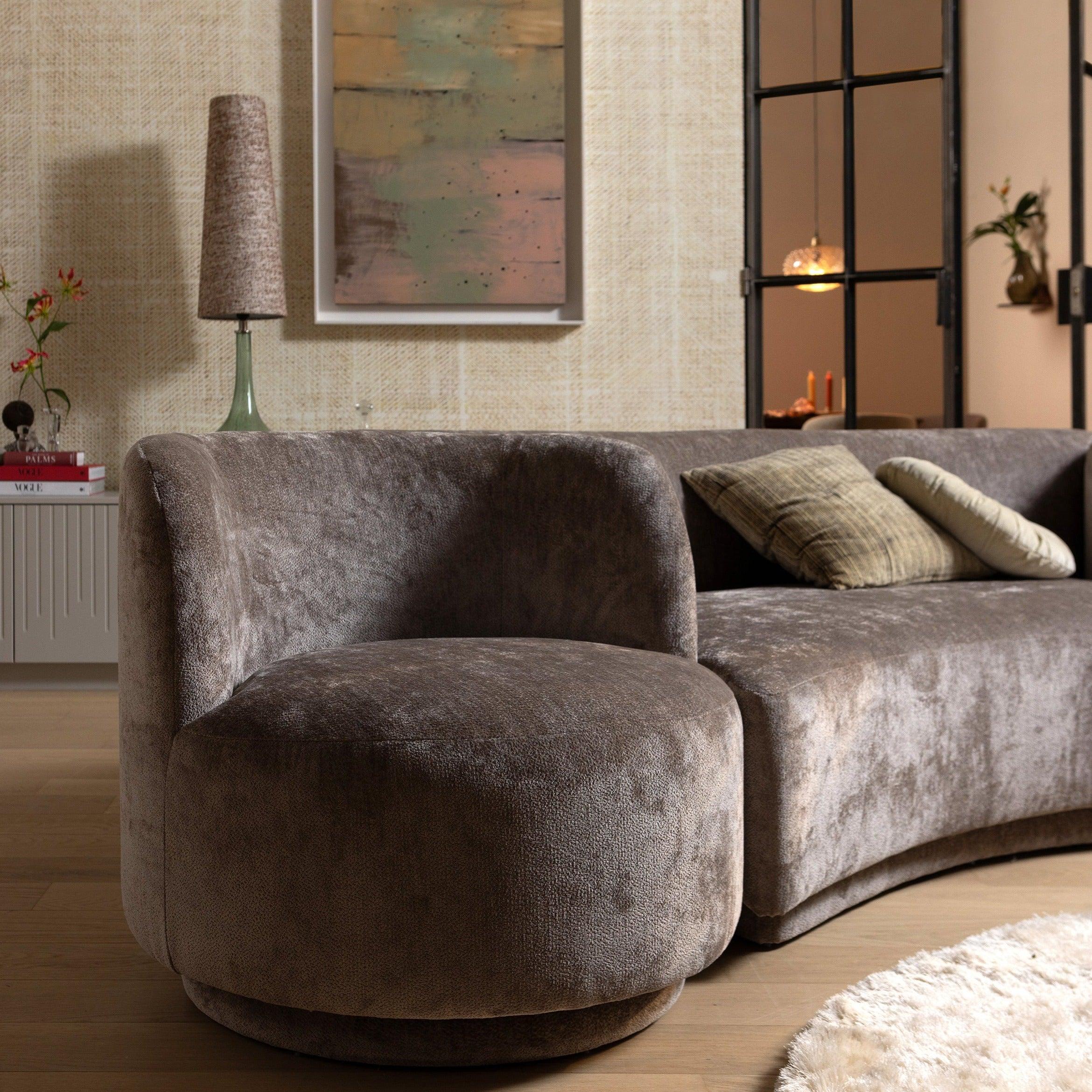 Zestaw wypoczynkowy z fotelami POPULAR beżowy Be Pure Eye on Design