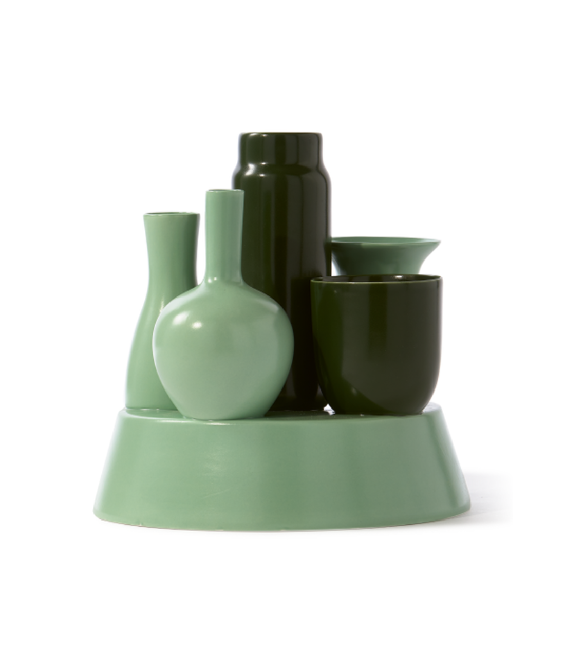 HONG KONG green vase