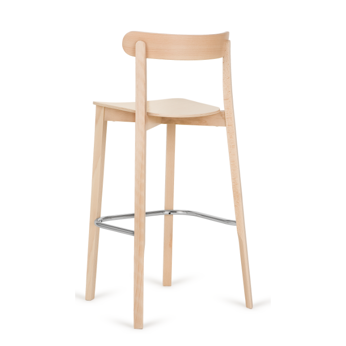 ICHO H-4420 Hocker aus Buchenholz