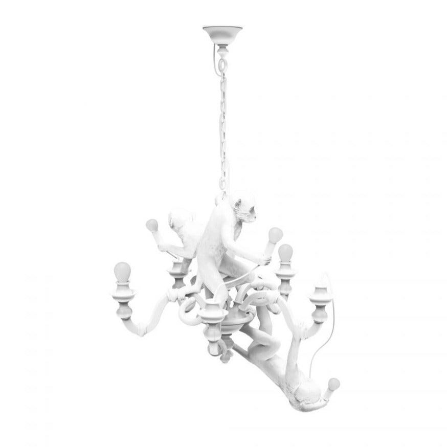 Żyrandol MONKEY biały Seletti Eye on Design