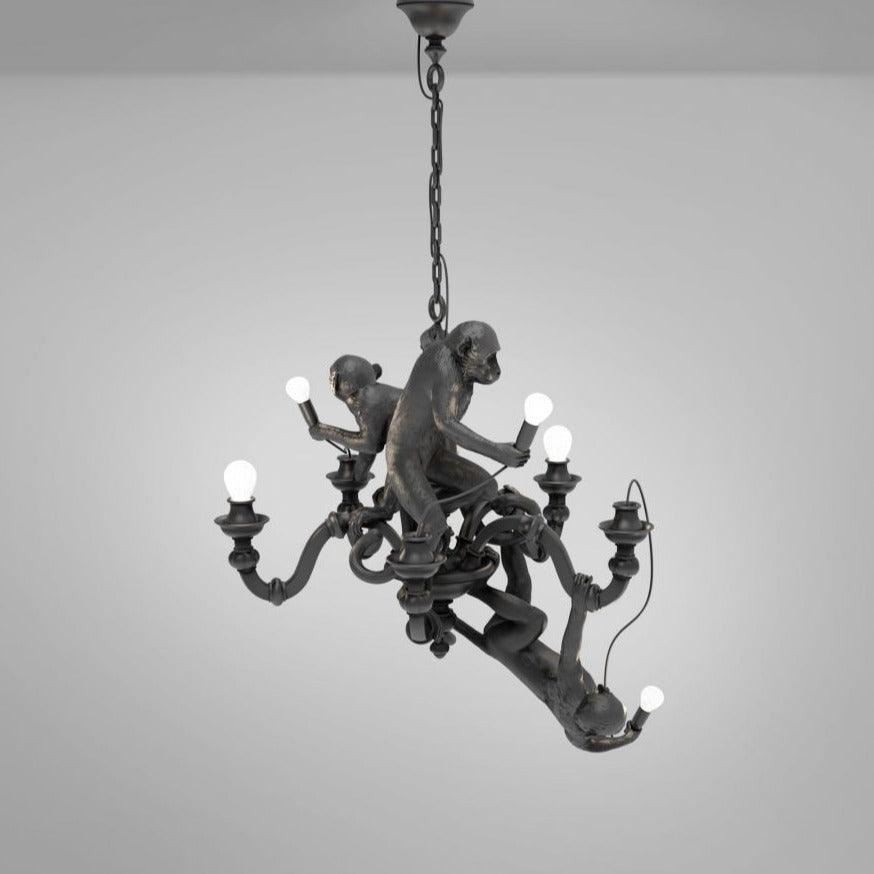 Żyrandol MONKEY czarny Seletti Eye on Design