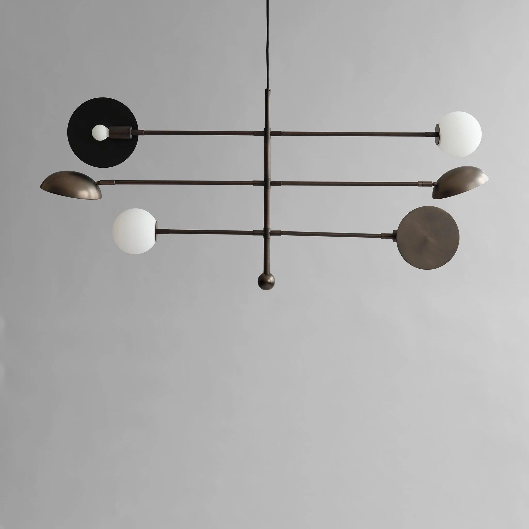 Żyrandol SAHN brązowy 101 Copenhagen Eye on Design