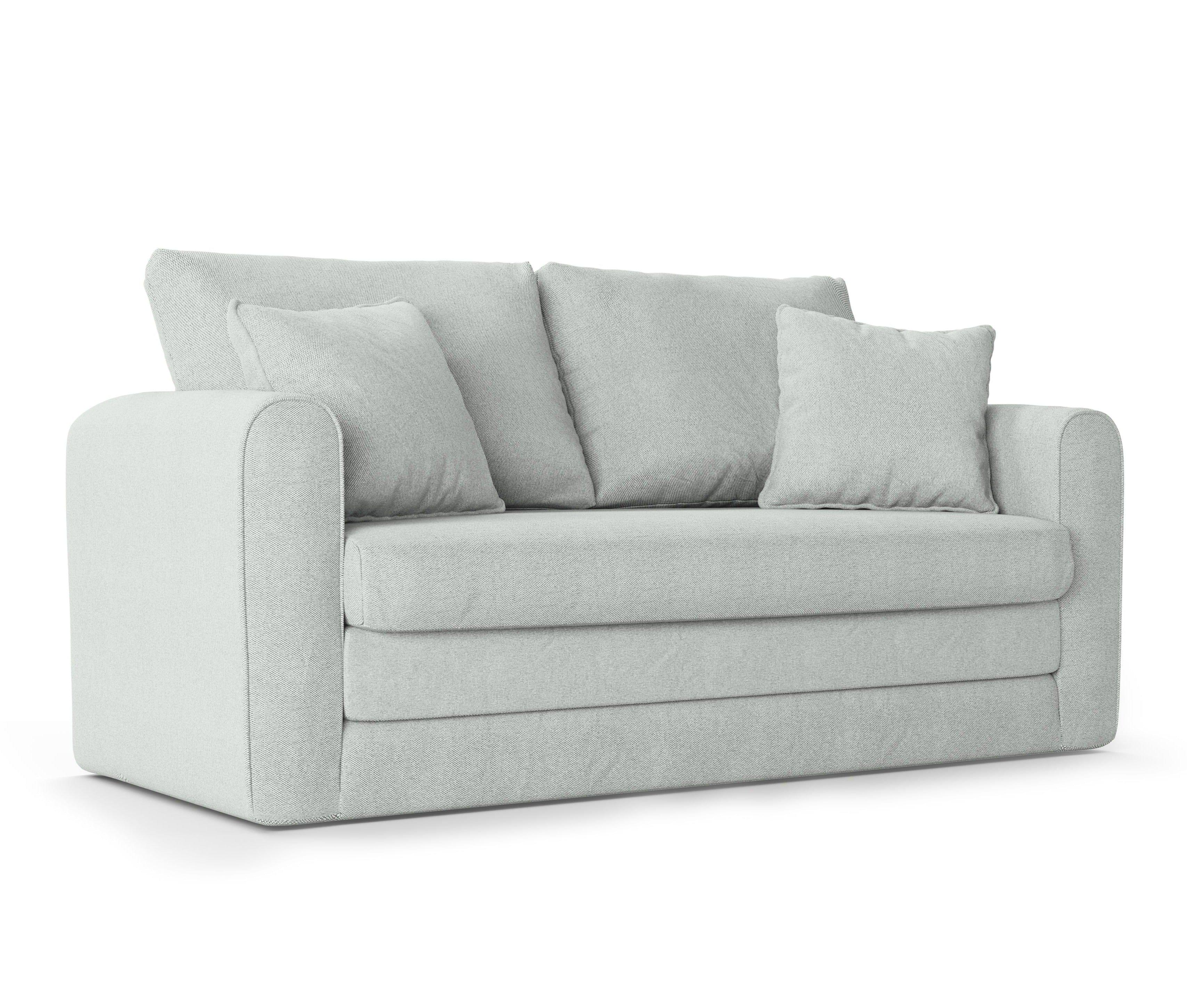 Sofa 2-osobowa z funkcją spania LIDO błękitny Micadoni Eye on Design