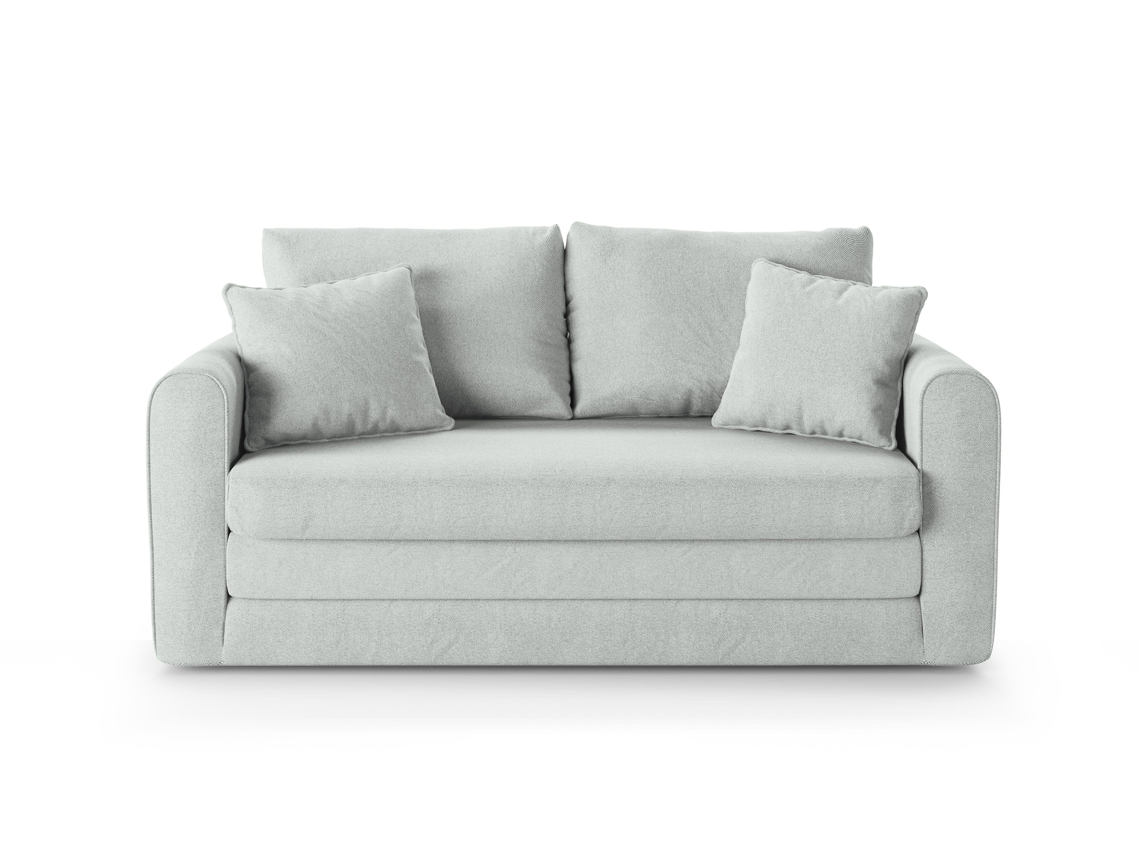 Sofa 2-osobowa z funkcją spania LIDO błękitny Micadoni Eye on Design