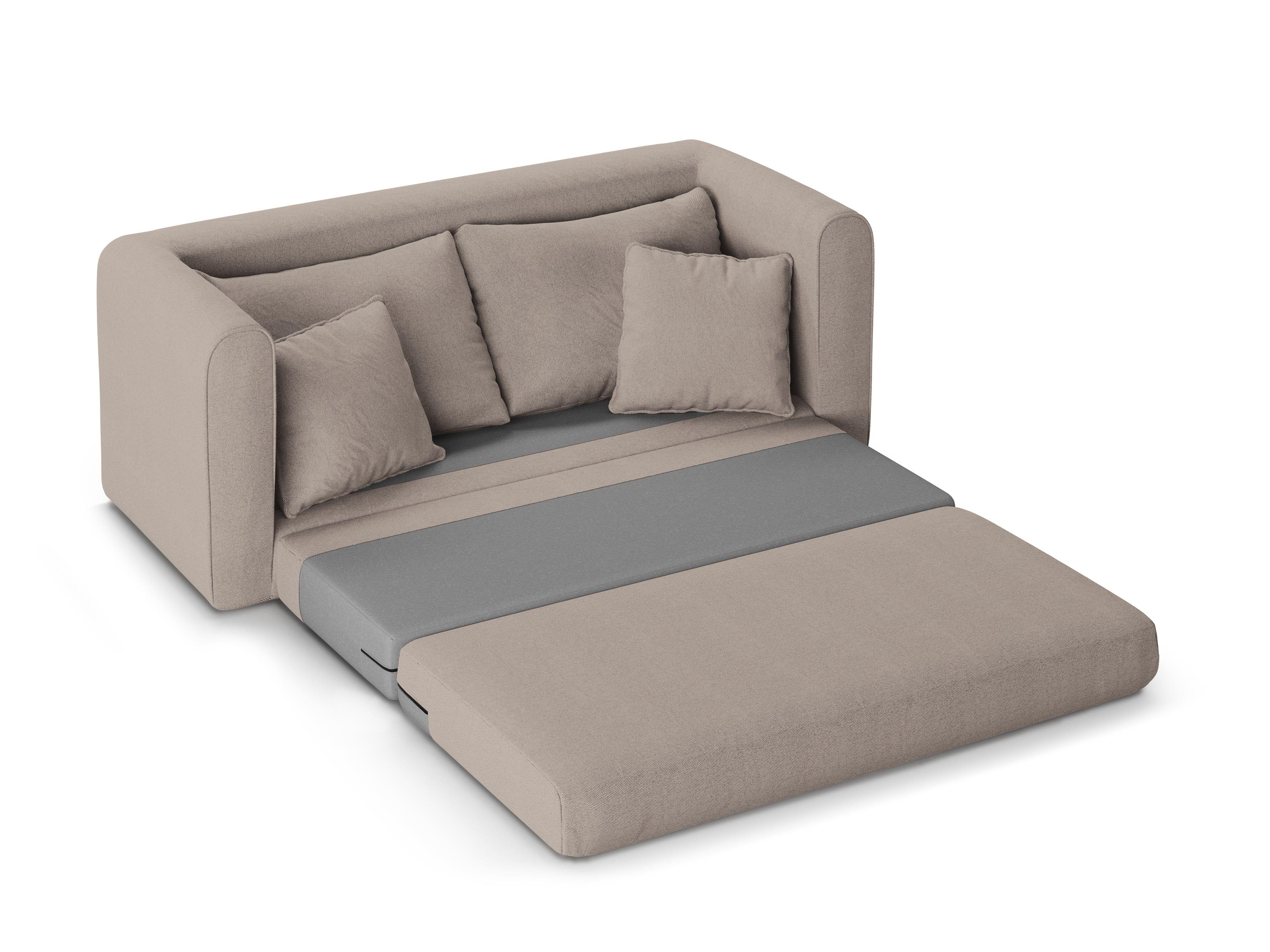 Sofa 2-osobowa z funkcją spania LIDO beżowy Micadoni Eye on Design