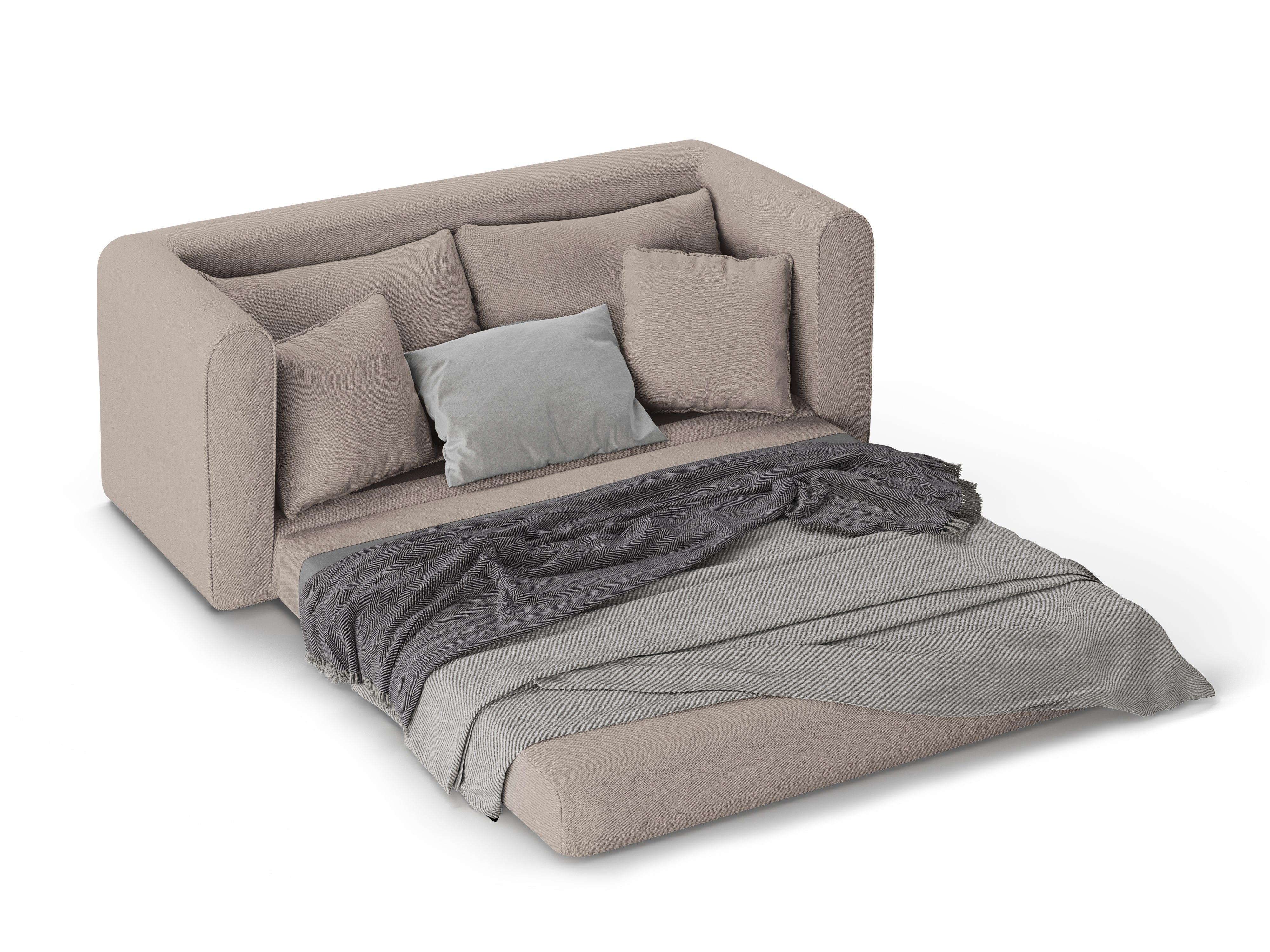 Sofa 2-osobowa z funkcją spania LIDO beżowy Micadoni Eye on Design