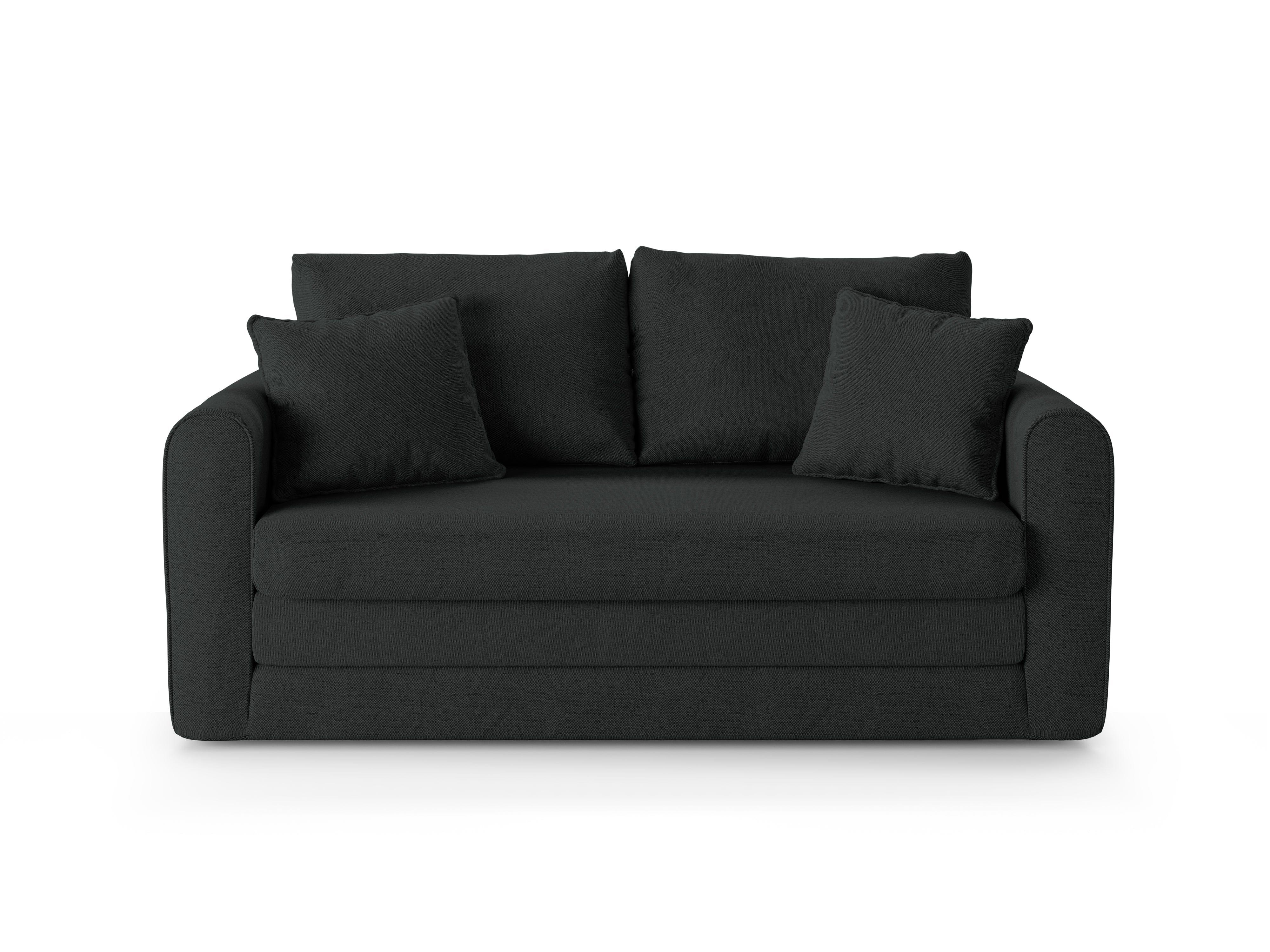 Sofa 2-osobowa z funkcją spania LIDO ciemnoszary Micadoni Eye on Design