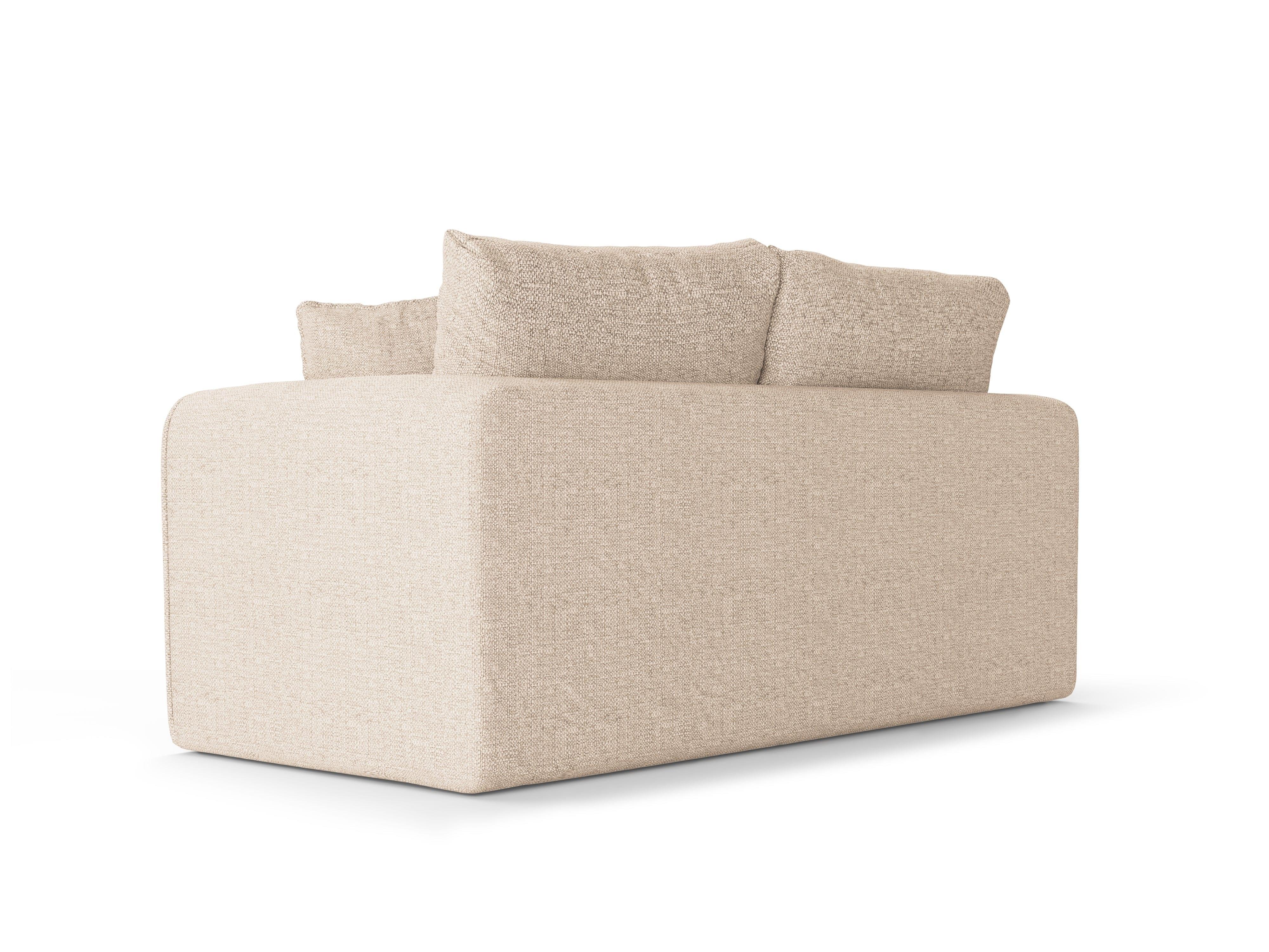 Sofa 2-osobowa z funkcją spania LIDO jasnobeżowy Micadoni Eye on Design