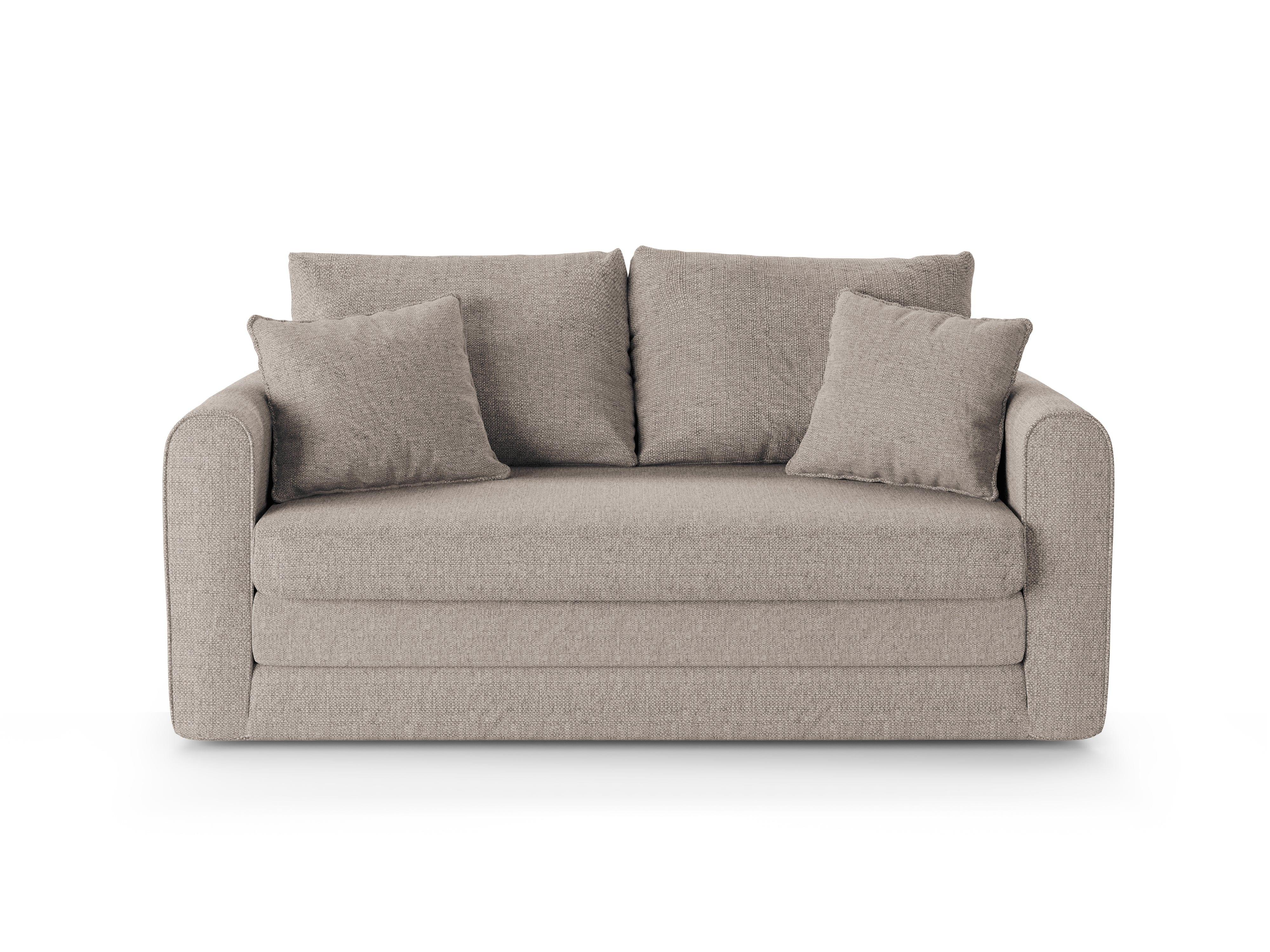 Sofa 2-osobowa z funkcją spania LIDO jasnoszary Micadoni Eye on Design