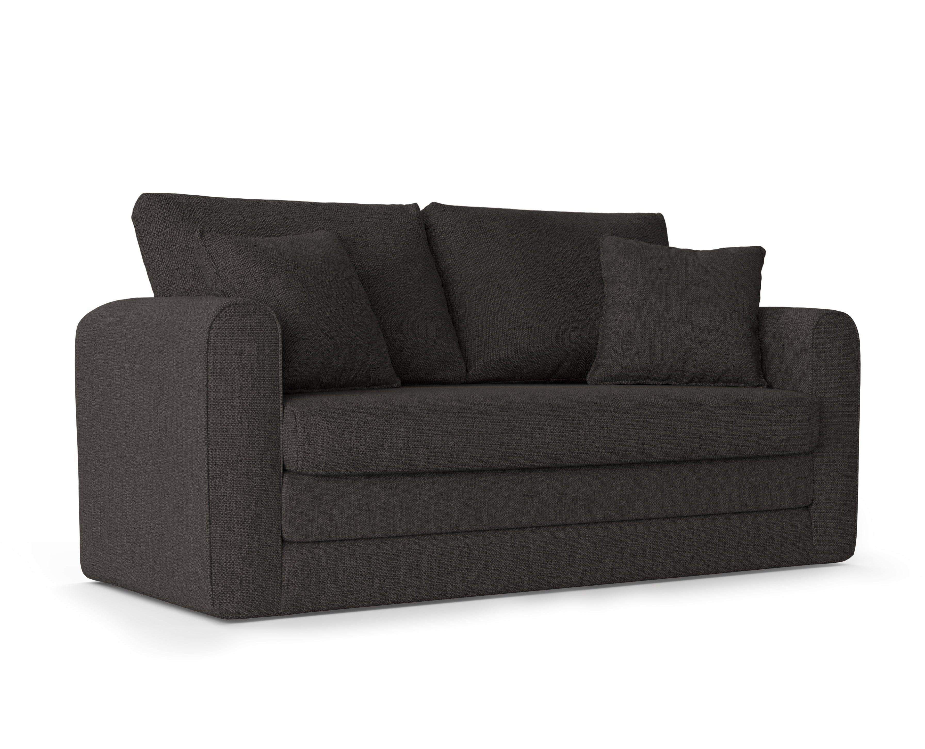 Sofa 2-osobowa z funkcją spania LIDO grafitowy Micadoni Eye on Design