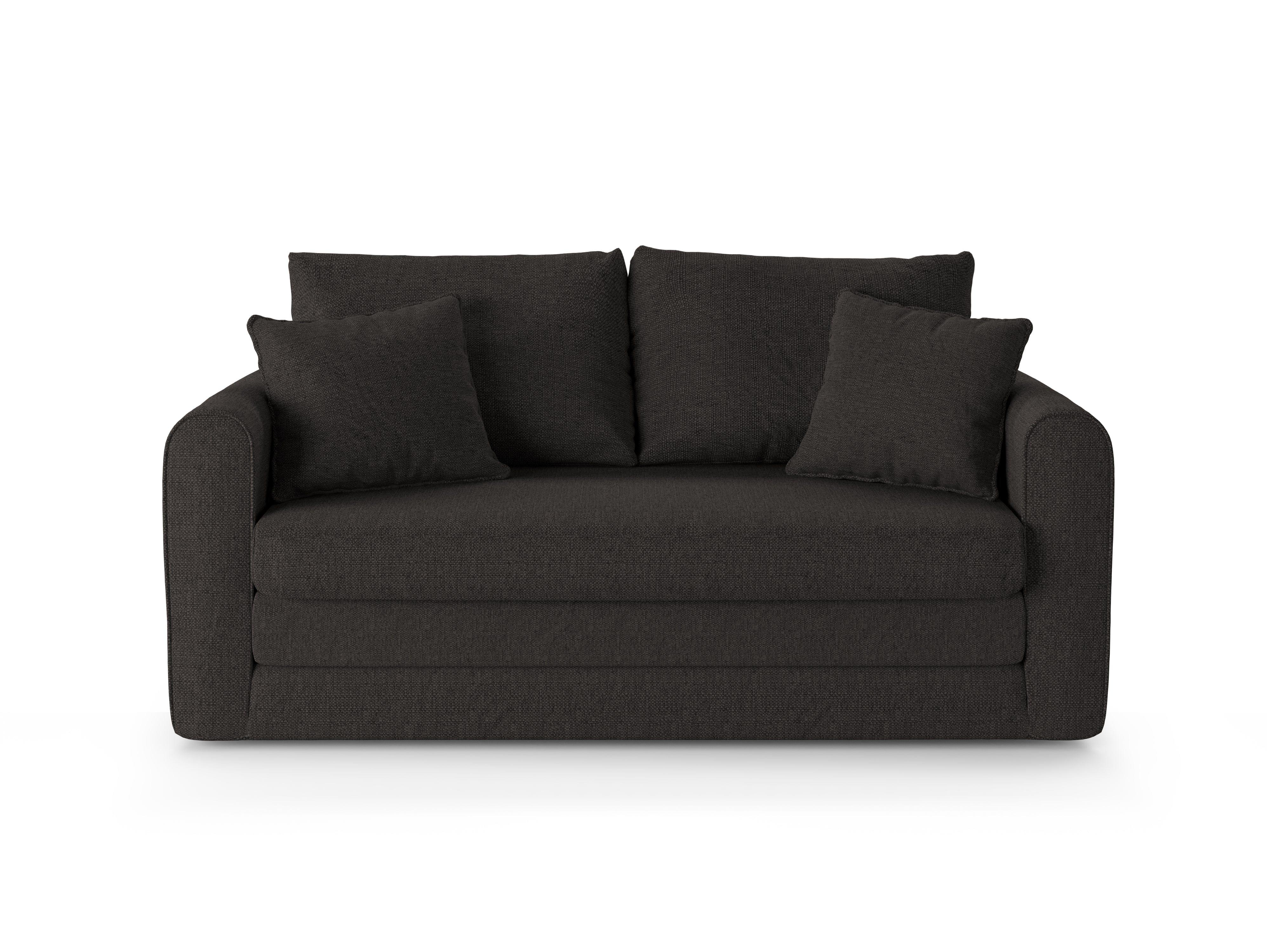 Sofa 2-osobowa z funkcją spania LIDO grafitowy Micadoni Eye on Design