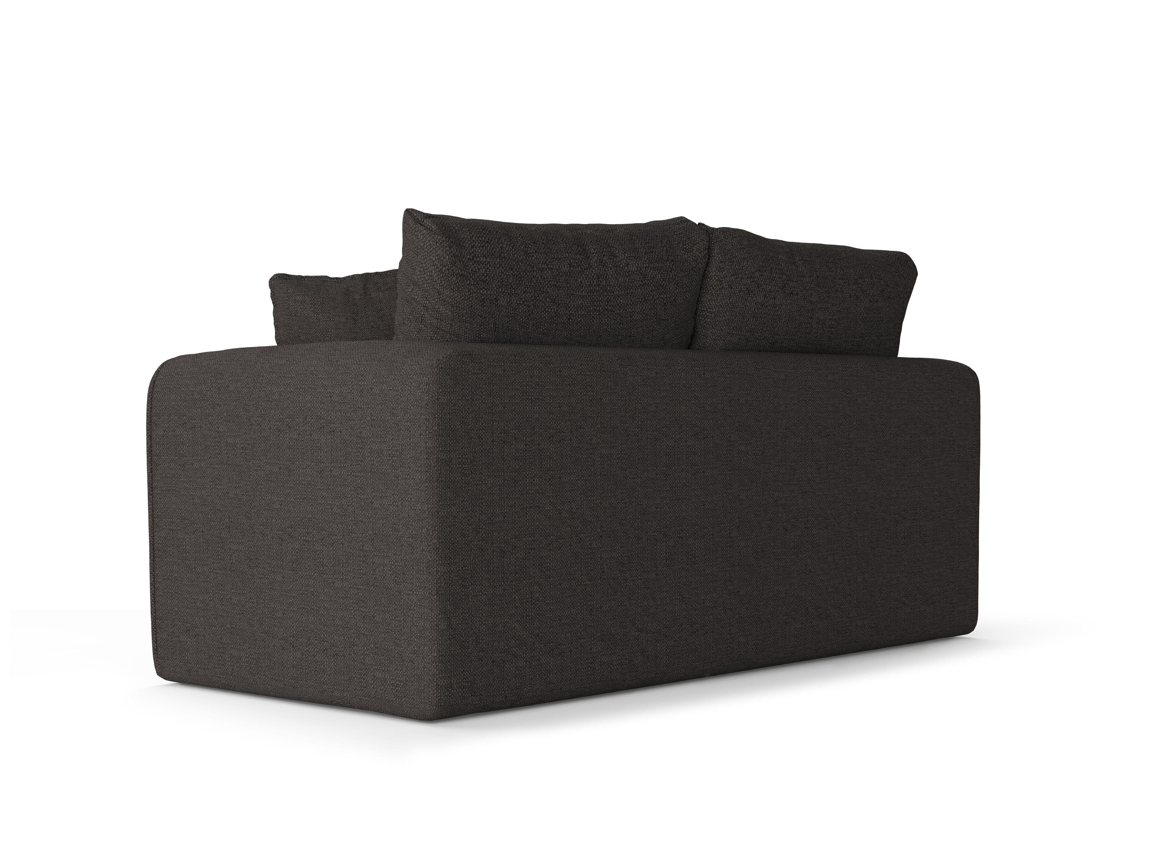 Sofa 2-osobowa z funkcją spania LIDO grafitowy Micadoni Eye on Design
