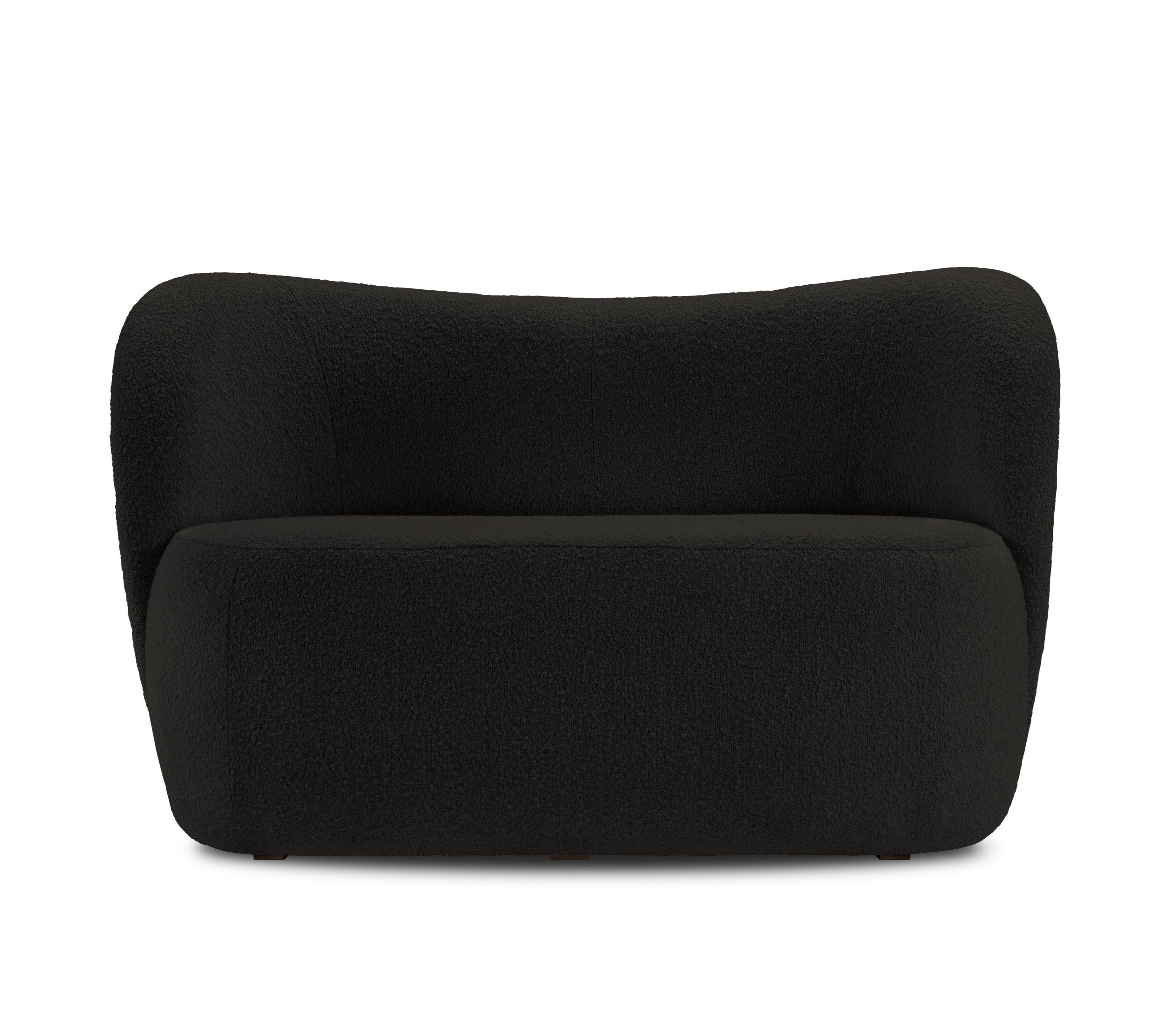 Sofa 2-osobowa SAAMIT boucle czarny Micadoni Eye on Design