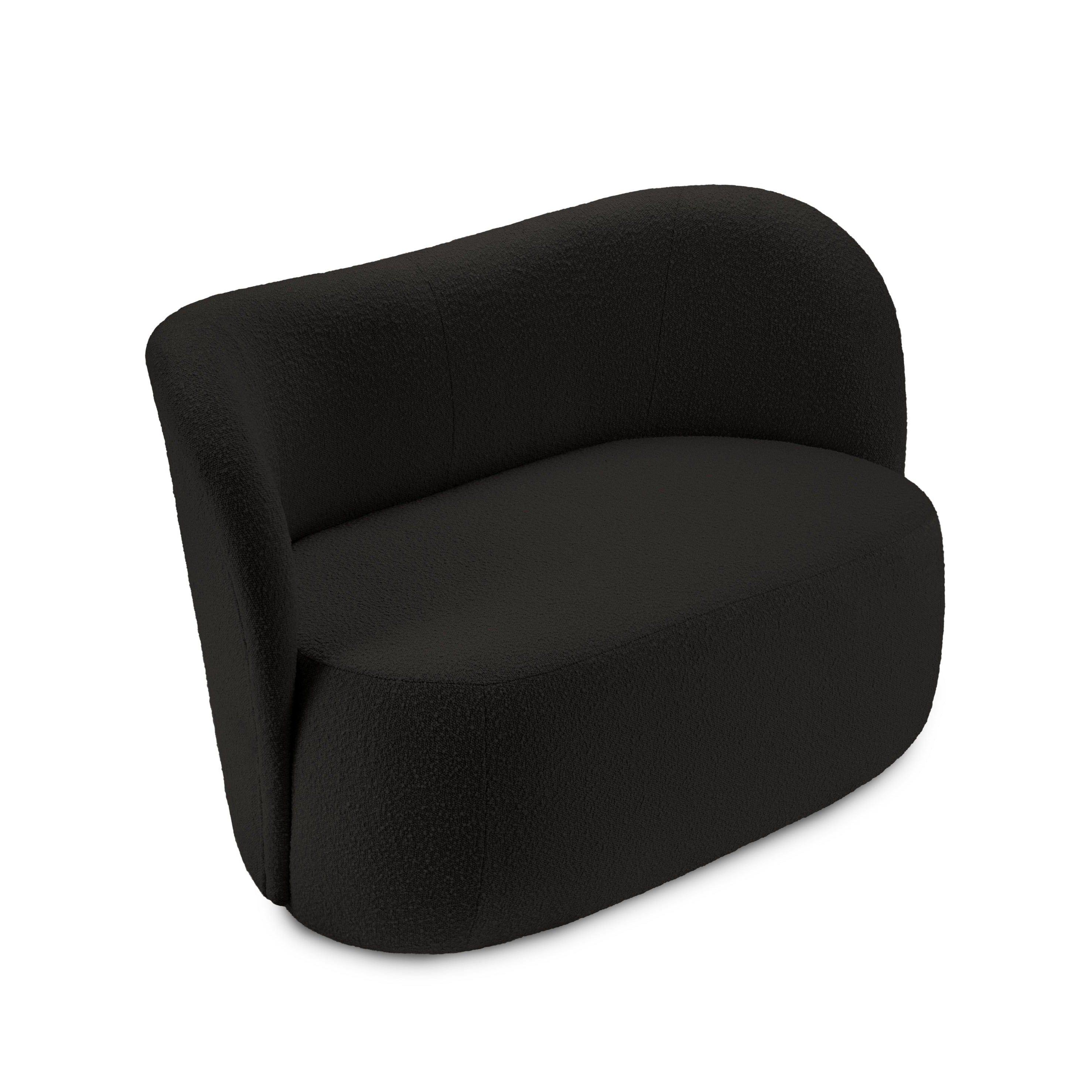 Sofa 2-osobowa SAAMIT boucle czarny Micadoni Eye on Design