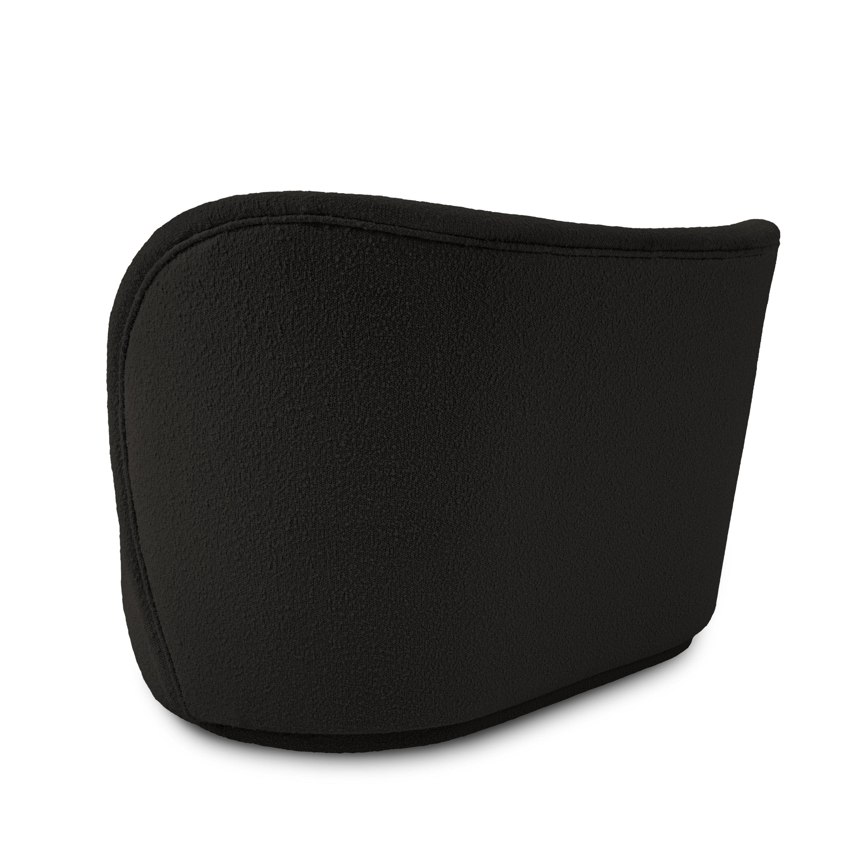 Sofa 2-osobowa SAAMIT boucle czarny Micadoni Eye on Design