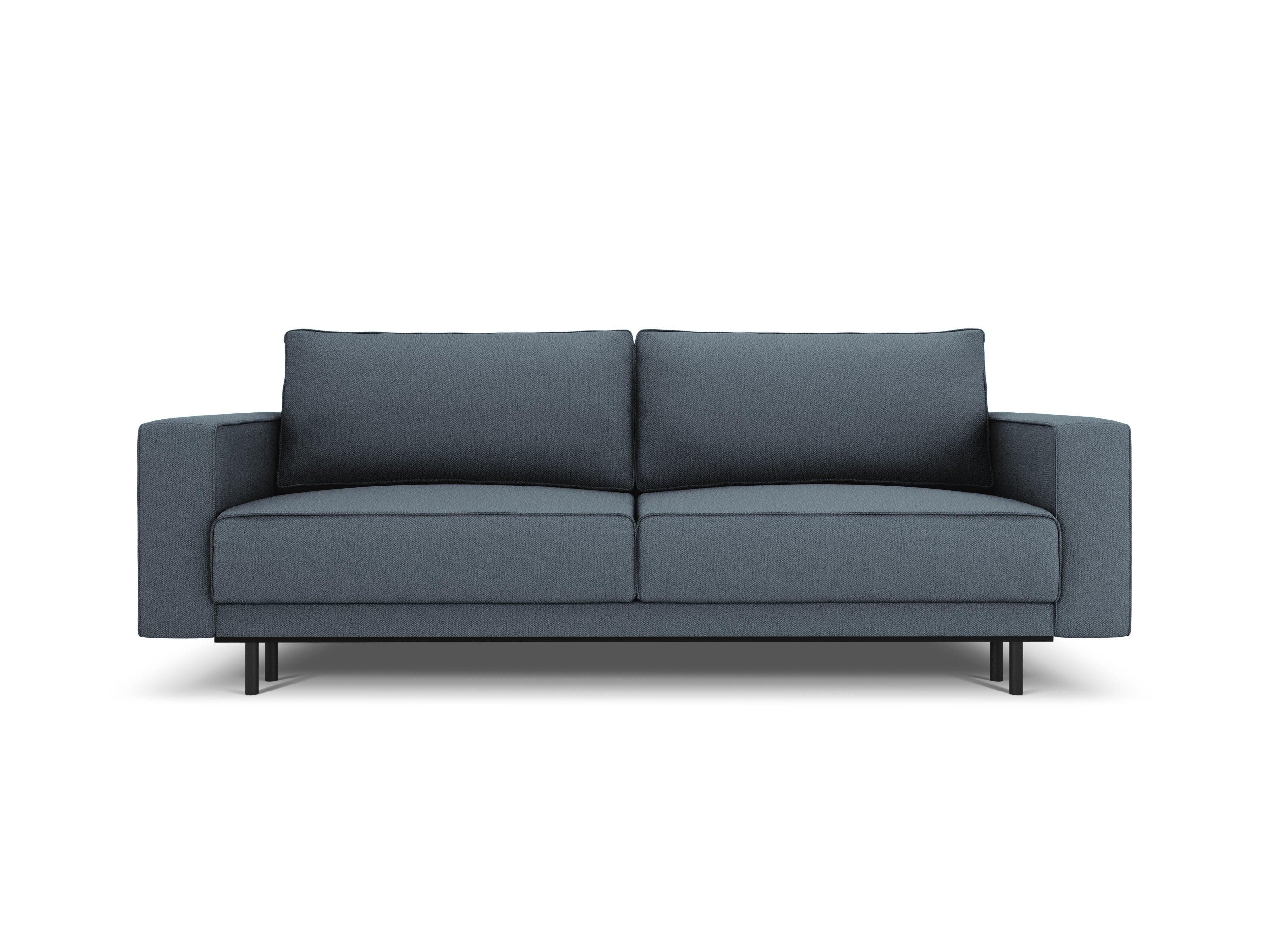 Sofa z funkcją spania CARO niebieski Micadoni Eye on Design
