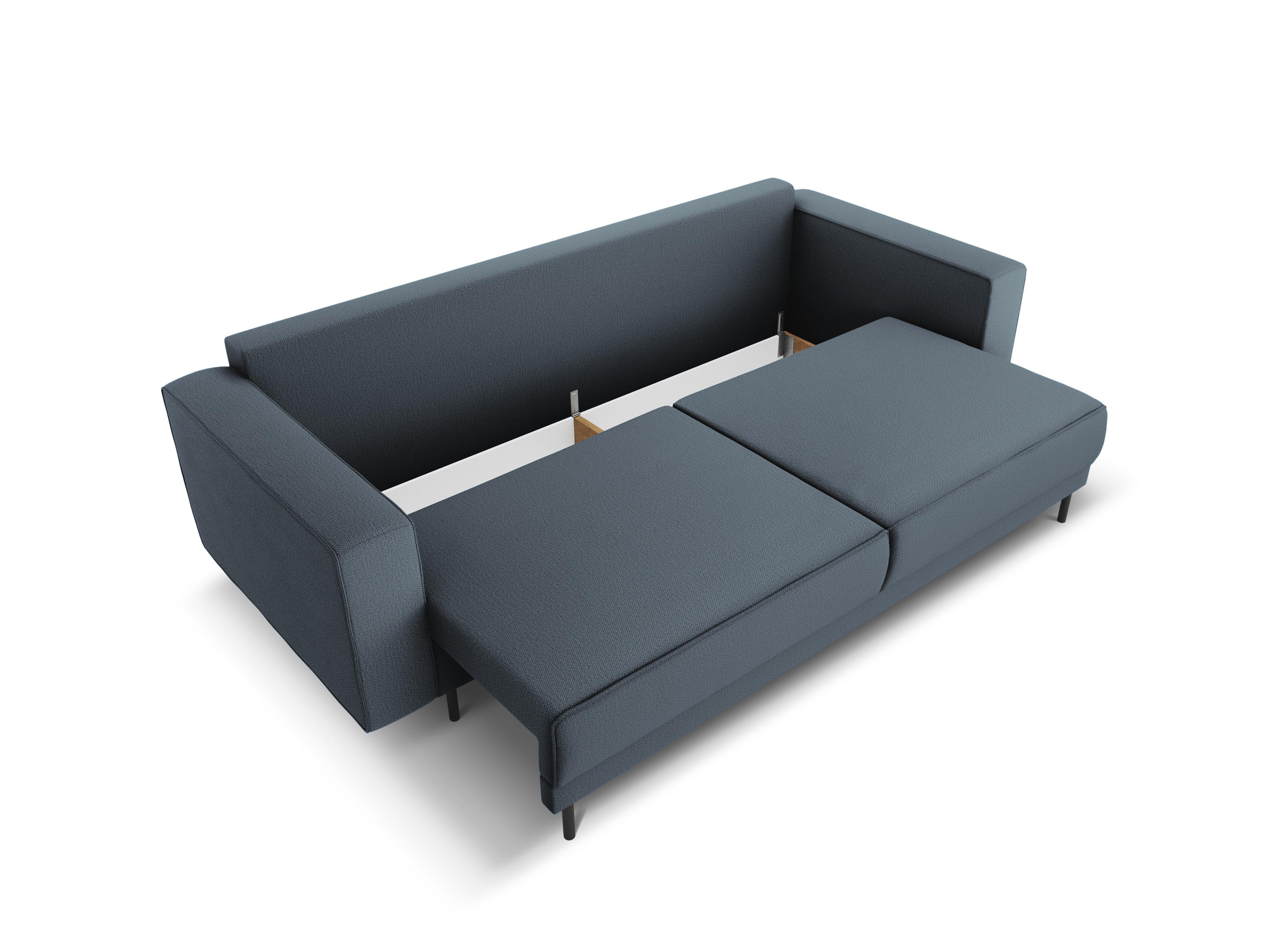 Sofa z funkcją spania CARO niebieski Micadoni Eye on Design