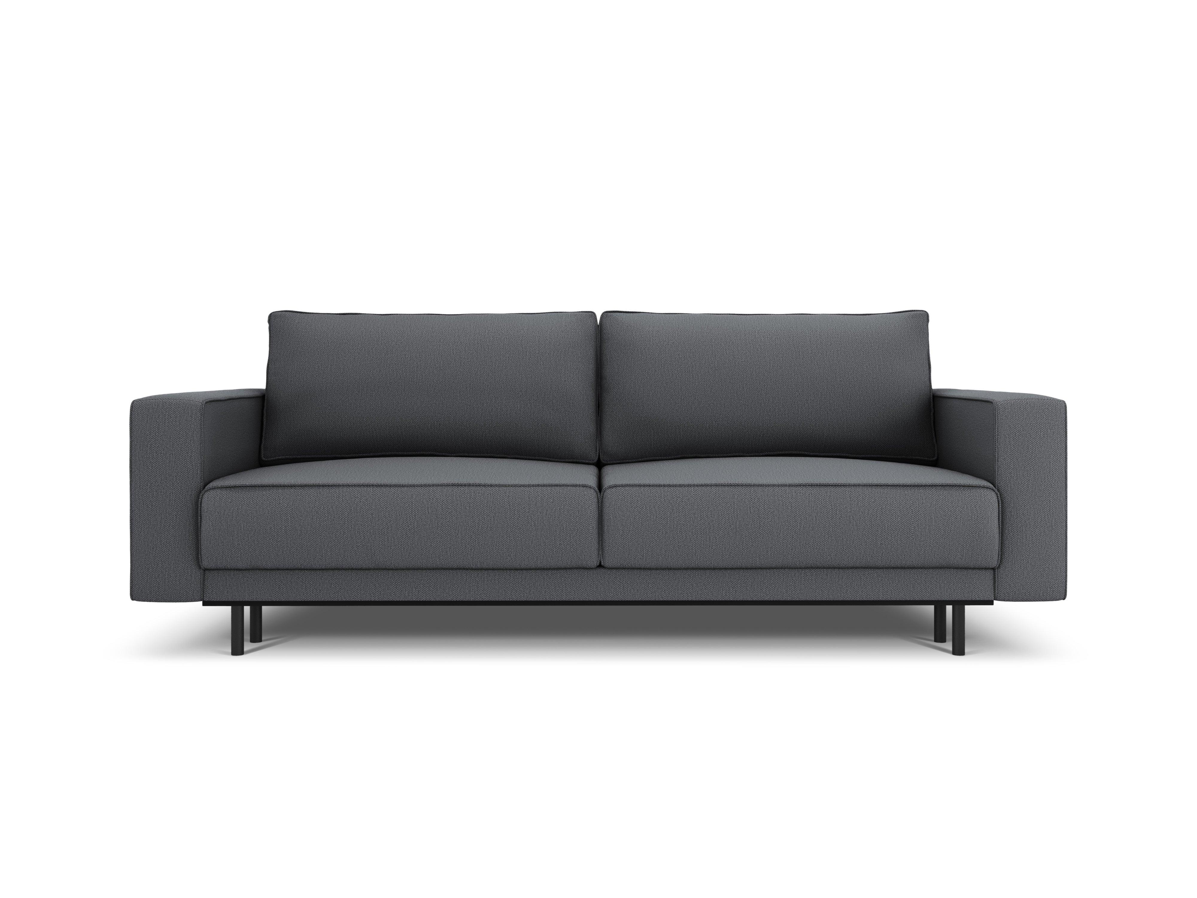 Sofa z funkcją spania CARO ciemnoszary Micadoni Eye on Design