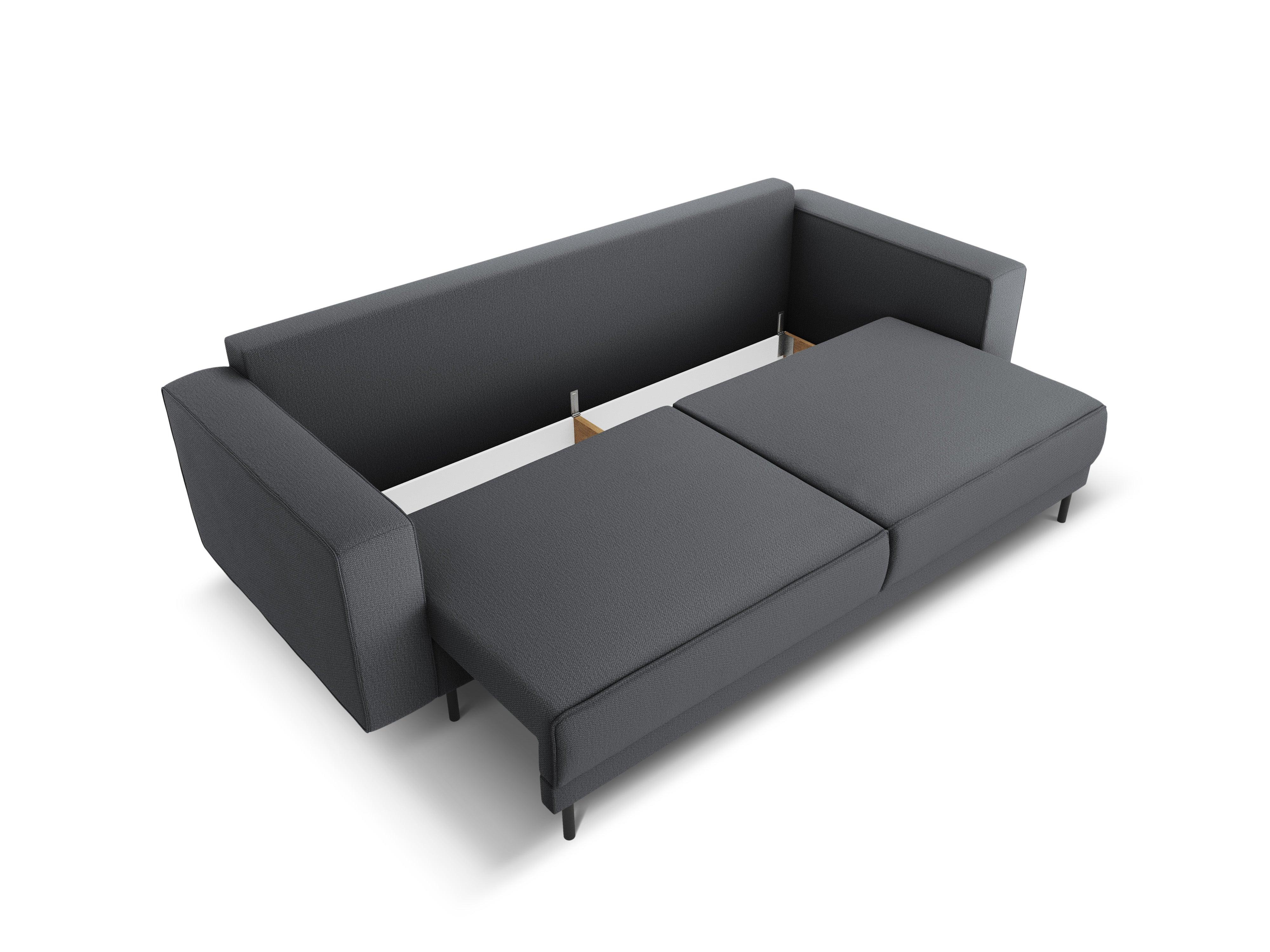 Sofa z funkcją spania CARO ciemnoszary Micadoni Eye on Design