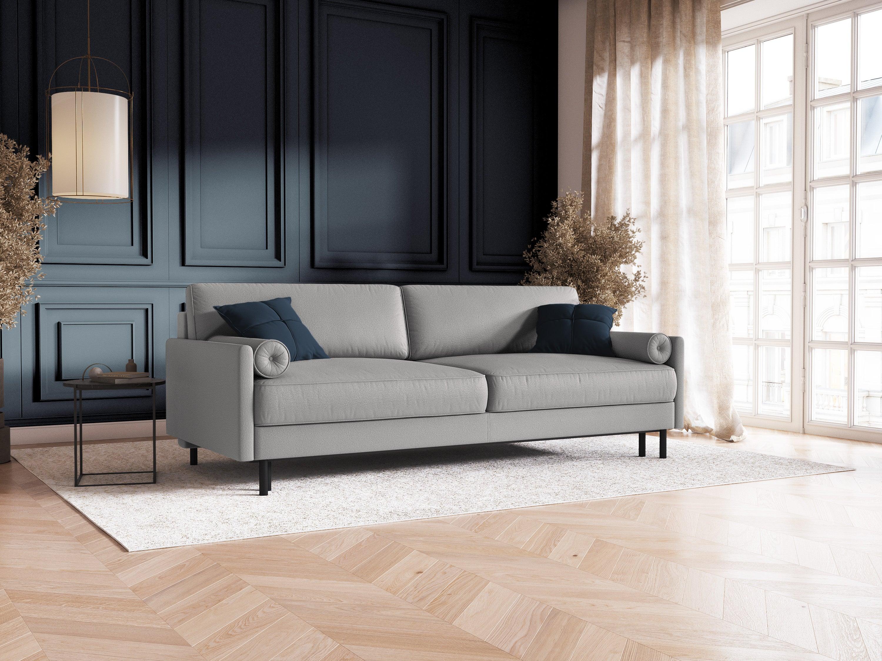 Sofa z funkcją spania SCOTT jasnoszary Micadoni Eye on Design