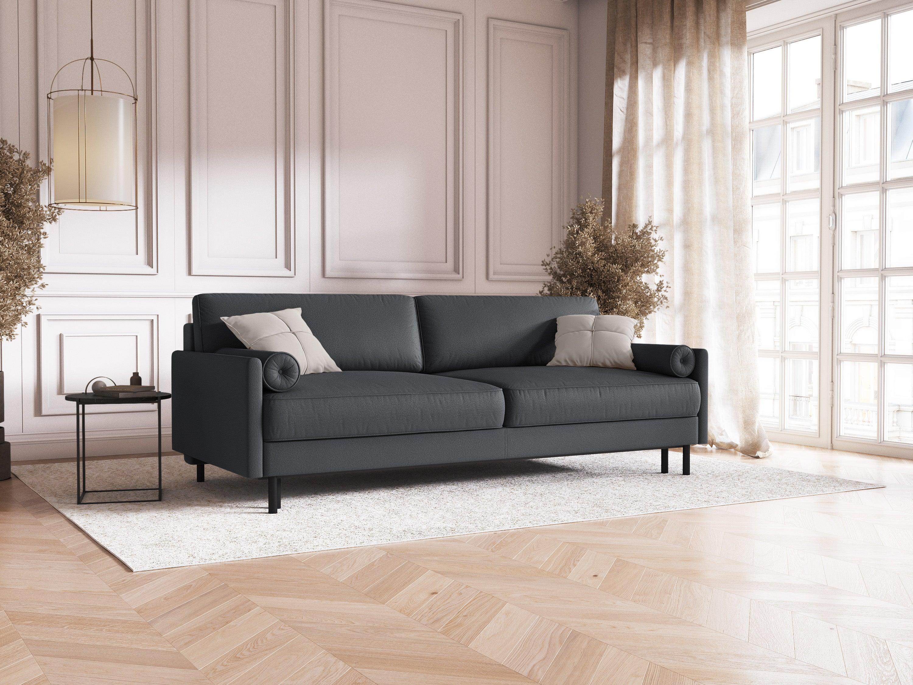 Sofa z funkcją spania SCOTT ciemnoszary Micadoni Eye on Design