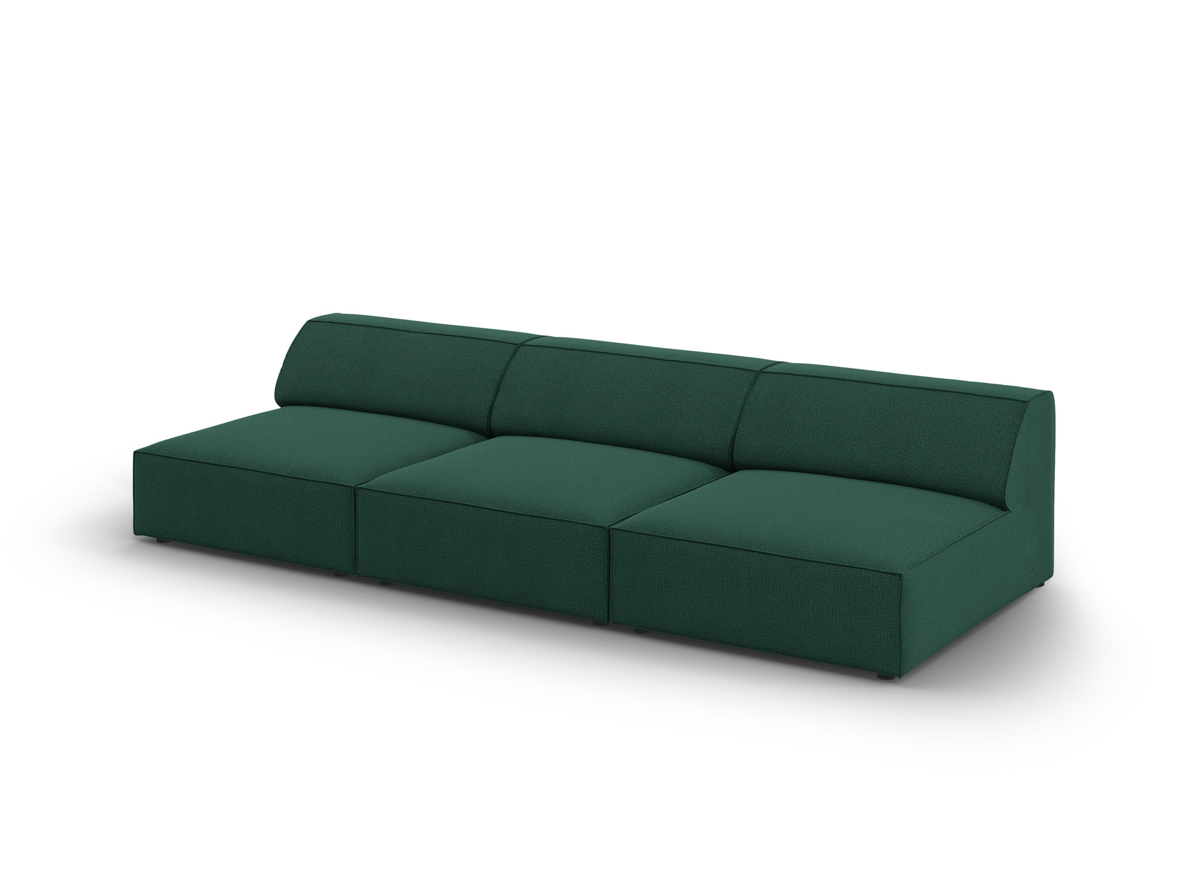 Sofa 3-osobowa otwarta JODIE zielony Micadoni Eye on Design