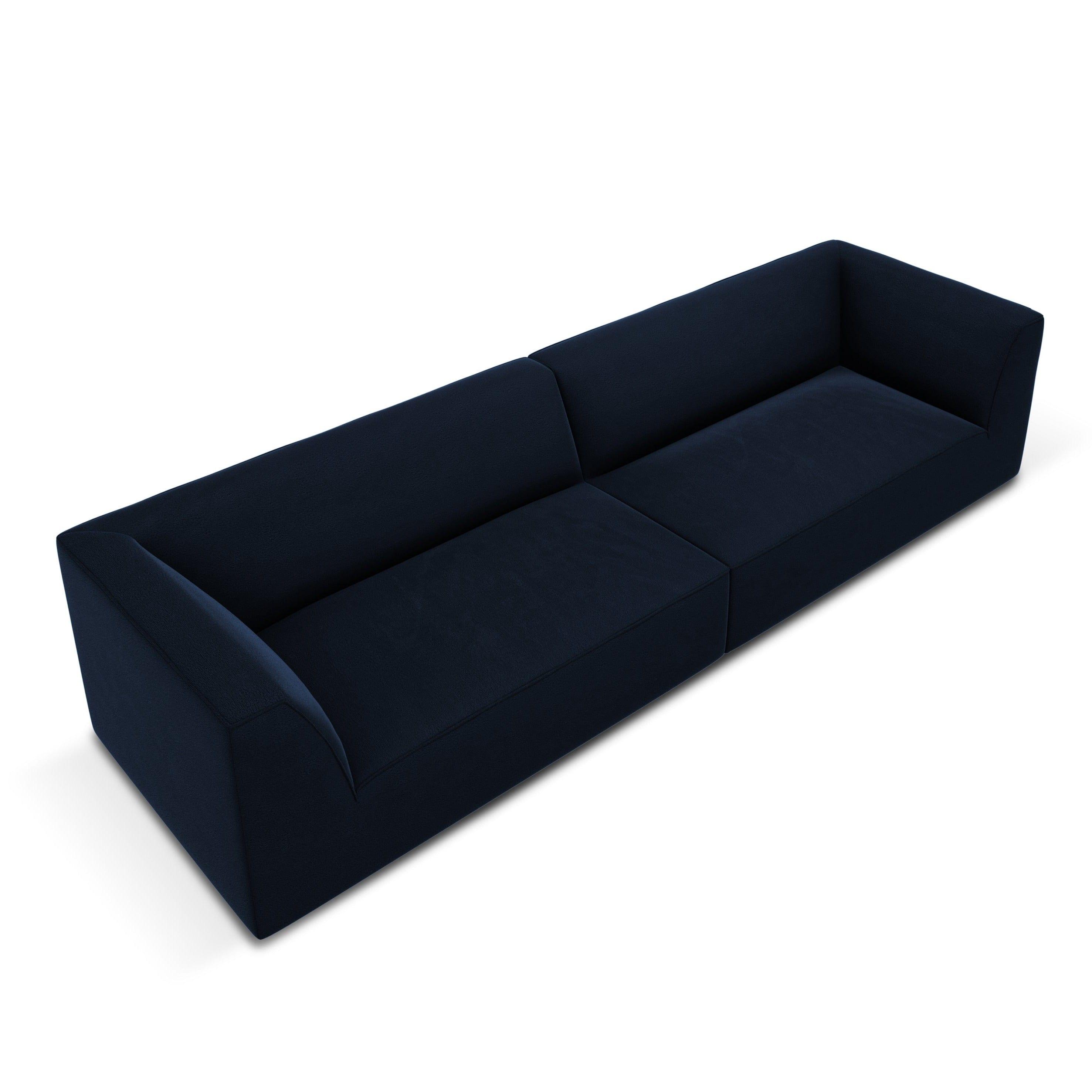 Sofa aksamitna RUBY granat królewski Micadoni Eye on Design