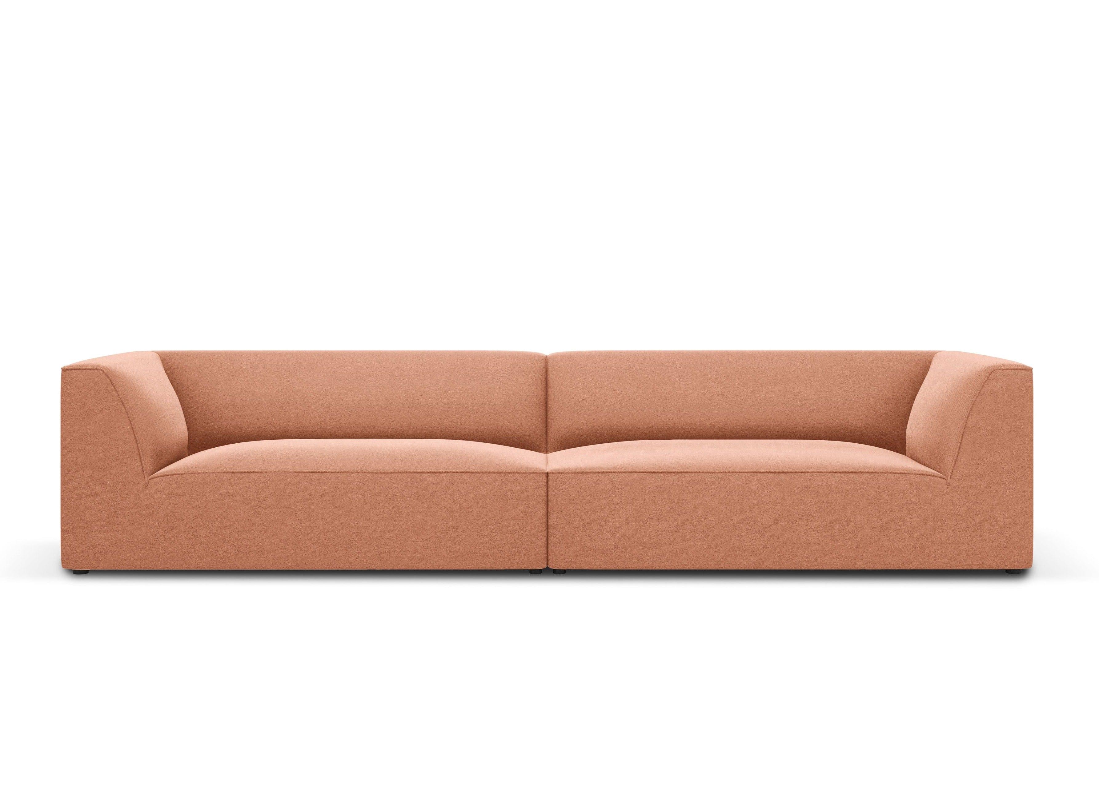 Sofa aksamitna RUBY łososiowy Micadoni Eye on Design