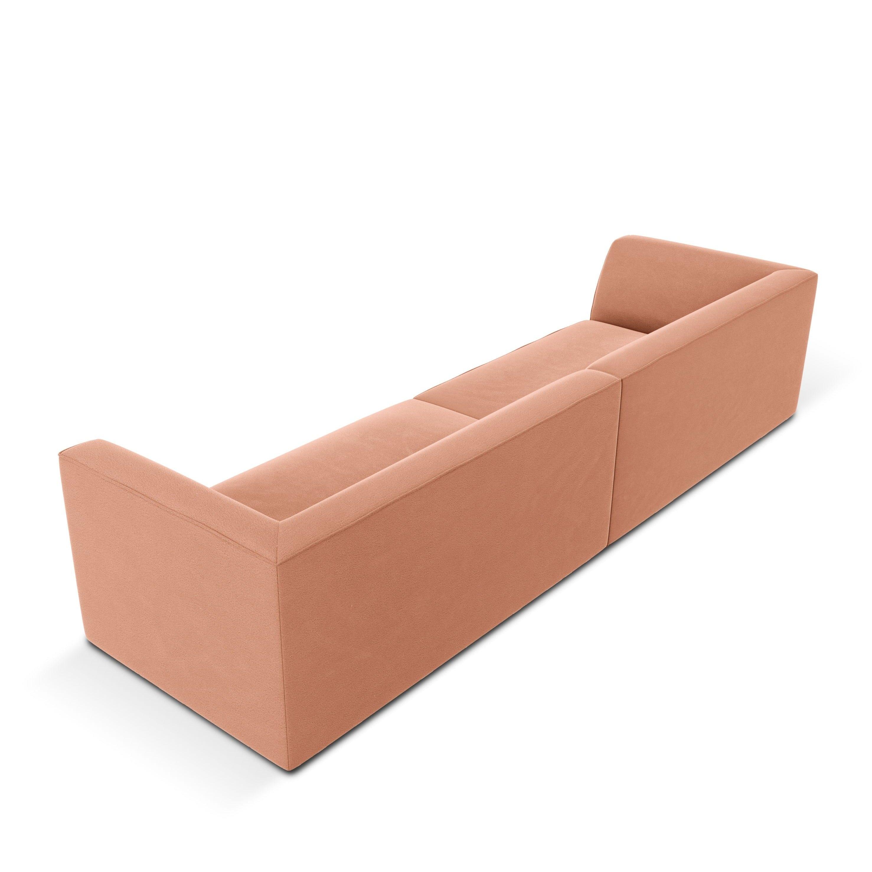 Sofa aksamitna RUBY łososiowy Micadoni Eye on Design
