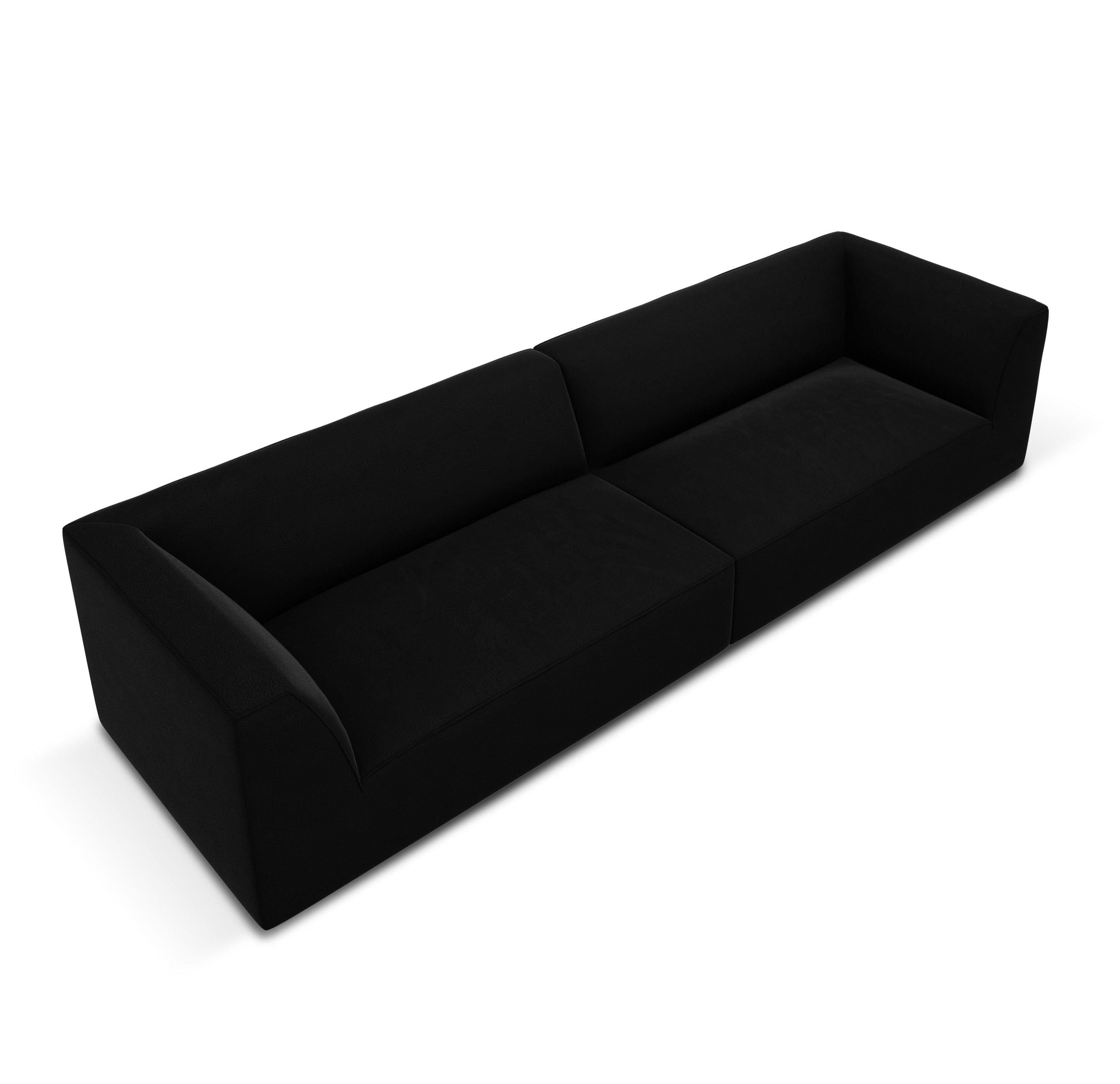 Sofa aksamitna RUBY czarny Micadoni Eye on Design