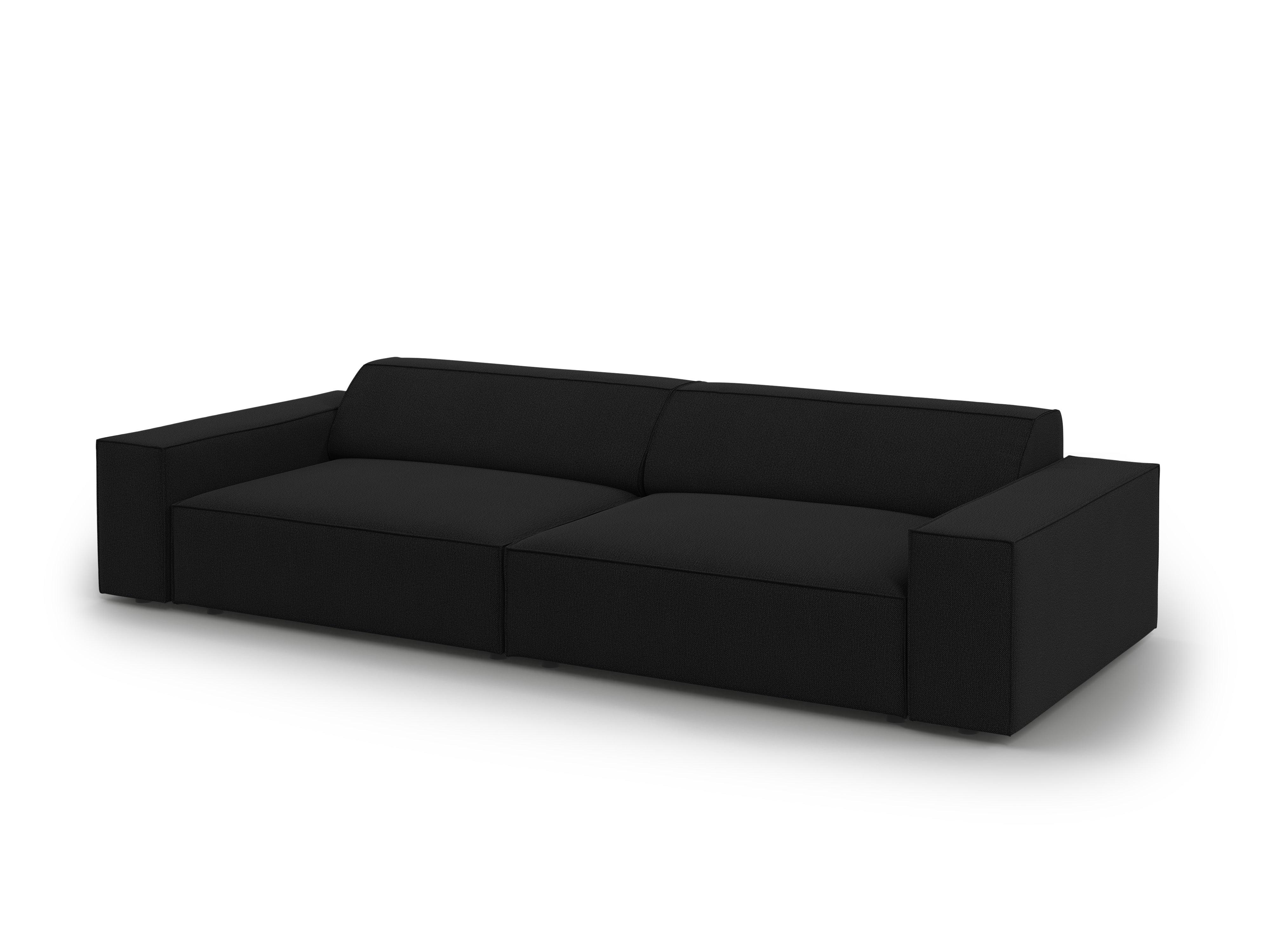 Sofa 4-osobowa JODIE czarny Micadoni Eye on Design