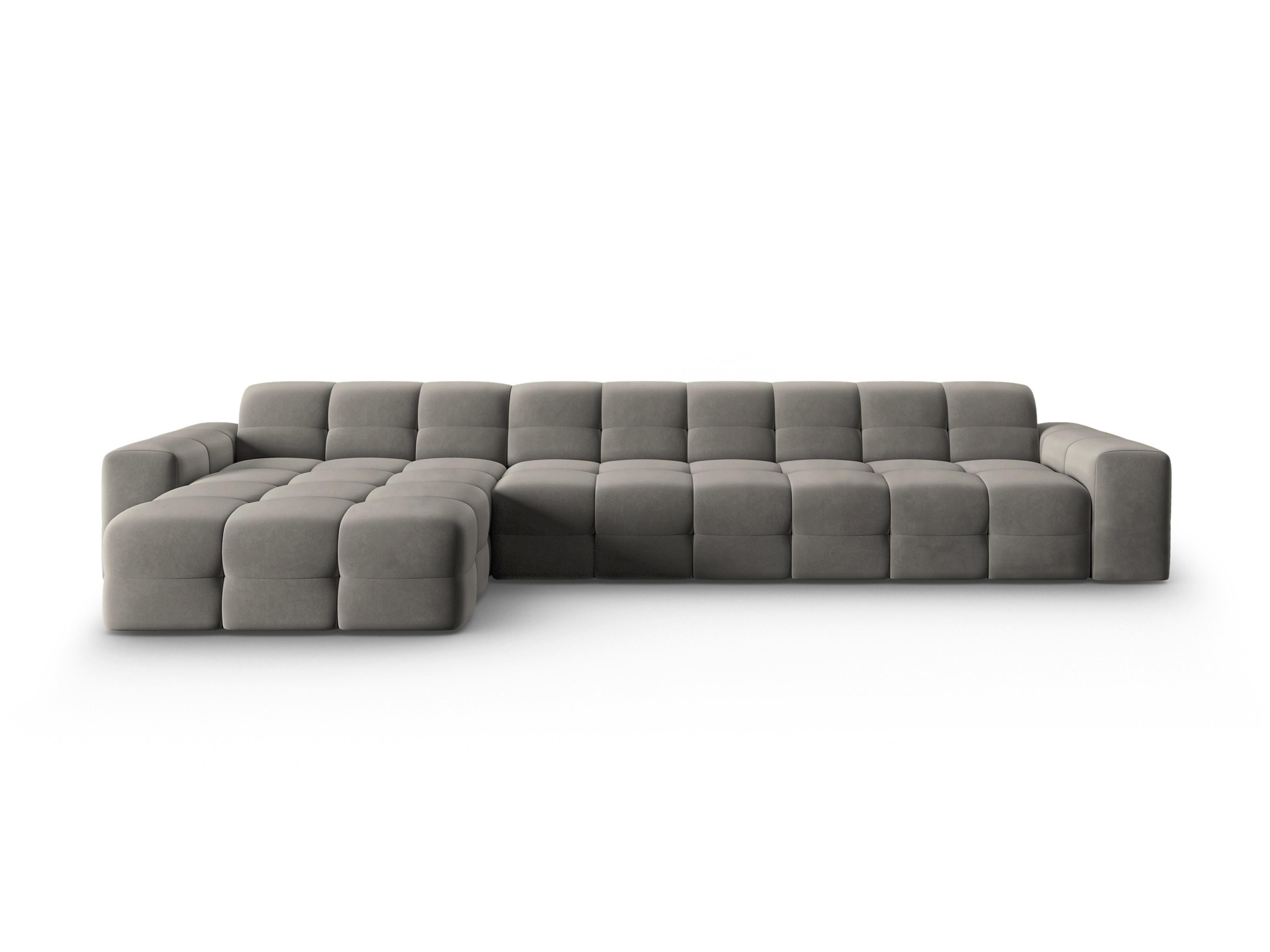 Narożnik lewostronny 5-osobowy KENDAL szary Micadoni Eye on Design